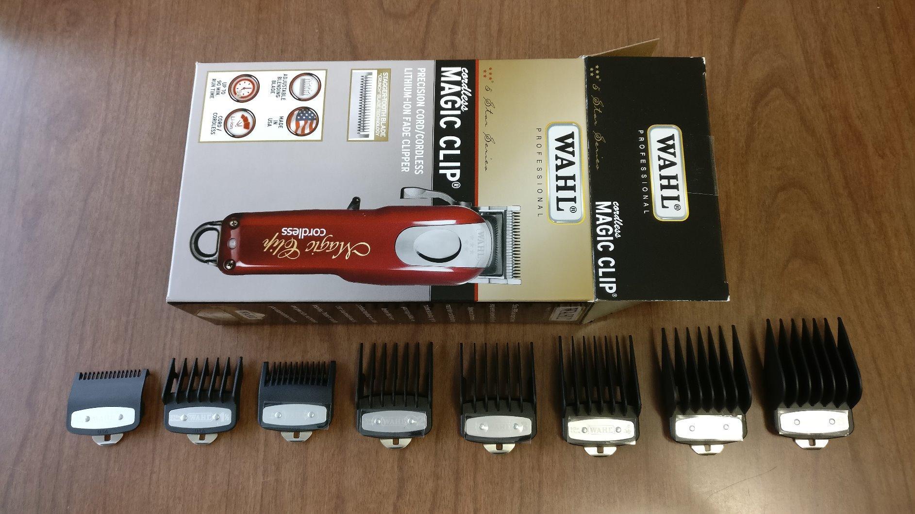 Wahl Professional 5 Star Series Magic Clip Cordless Hair Clipper, Stagger-Tooth Blade Professional Hair Trimmer with Attachments, 100+ Minute Run Time customer photo 2