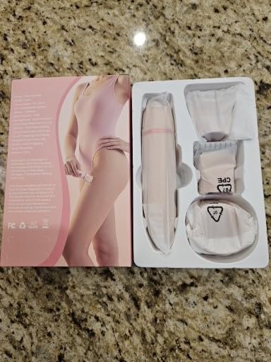 Bikini Trimmer for Women, 3-in-1 Electric Razors for Women, IPX7 Waterproof Rechargeable Cordless Pubic Hair Shaver, with LED Display, for Ladies Bikini Pubic, Face, Underarms, Legs(Pink) customer photo 1