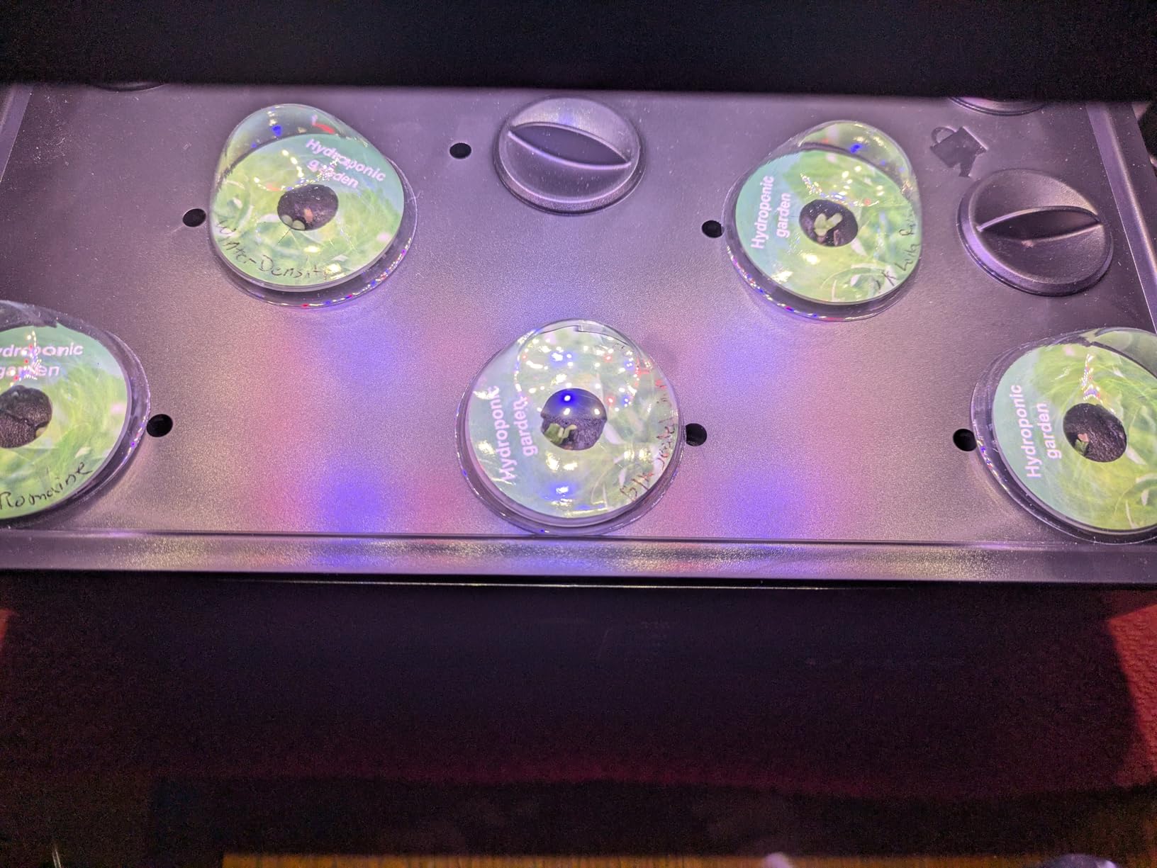 URUQ 8 Pods Hydroponics Growing System with LED Grow Light, Quiet Water Pump, Automatic Timer customer photo 1