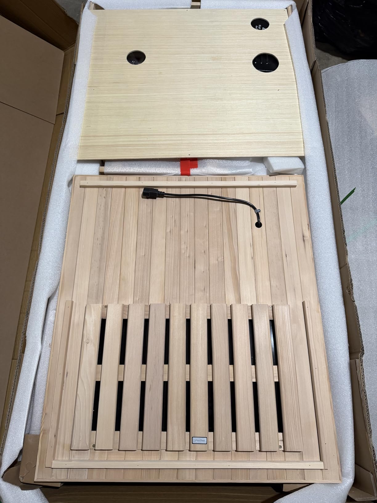 Lamar Far Infrared Sauna with Red Light Therapy, Low EMF Personal Home Sauna, 10-Color Light Therapy, Bluetooth Speakers - Indoor Luxury Spa for House and Gym customer photo 1