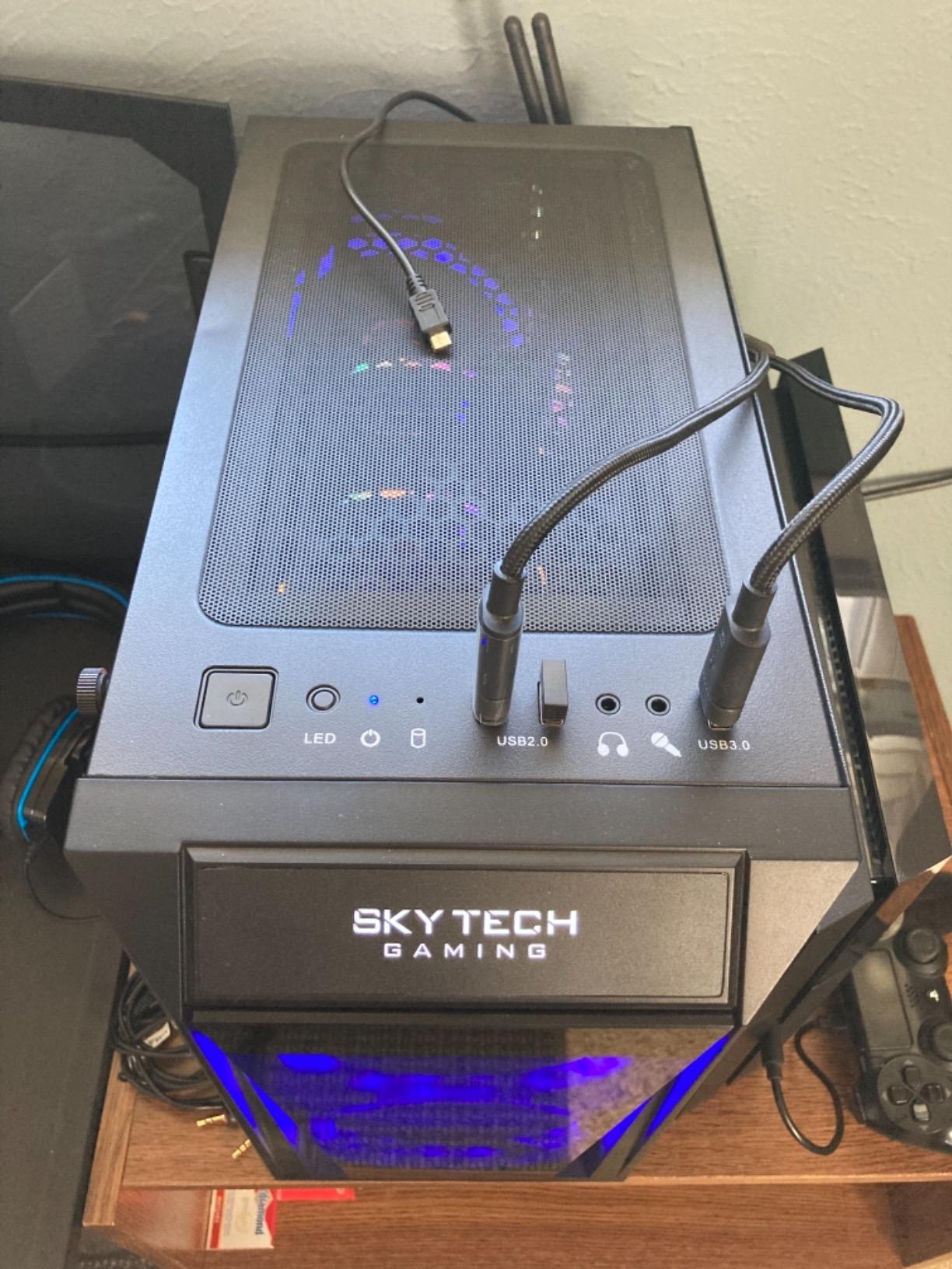 Skytech Gaming Archangel Gaming PC, Intel i5 14400F 2.5GHz, NVIDIA RTX 5060, 1TB NVMe SSD, 32GB DDR4 RAM 3200, 650W Gold PSU, Wi-Fi, Win 11, Desktop Customer Review Skytech Gaming Archangel Gaming PC, Intel i5 14400F 2.5GHz, NVIDIA RTX 5060, 1TB NVMe SSD, 32GB DDR4 RAM 3200, 650W Gold PSU, Wi-Fi, Win 11, Desktop - Customer Photo 1