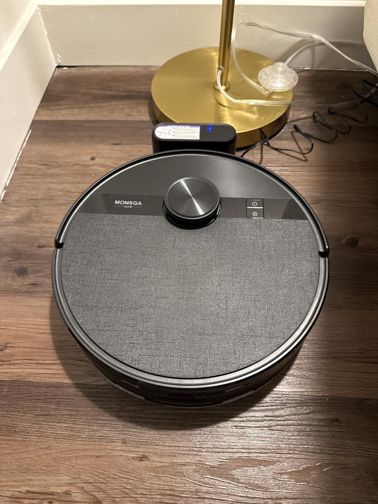 MONSGA Robot Vacuum and Mop Combo, 7000Pa Robotic Vacuum with Lidar Navigation, 180mins Runtime, Tangle-Free Robot Mop, 5 Editable Maps, APP/Remote/Voice Control, Ideal for Hard Floors and Carpets customer photo 1