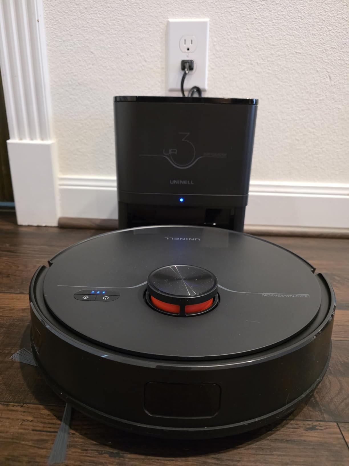Robot Vacuum and Mop Combo with Self-Emptying, Robotic Vacuum Cleaner 7000Pa & LiDAR Navigation, 180 Mins,90 Days Capacity, Home Mapping, for Pet Hair/Hard Floors/Carpets, App/Alexa Control customer photo 1
