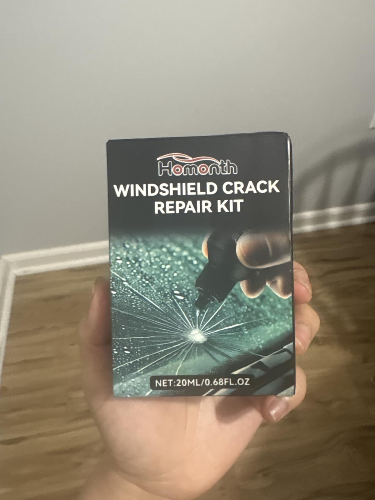Windshield Chip Repair Kit - 2026 Upgrade Car Windshield Crack Repair Kit, Glass Repair Liquid for Cracks and Chips, Rock Chip Repair Kit for Fix Windows, Mirrors, Glasses, All Crack Types customer photo 1