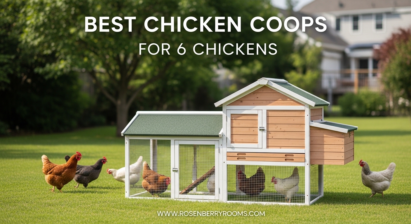 Best Chicken Coops for 6 Chickens