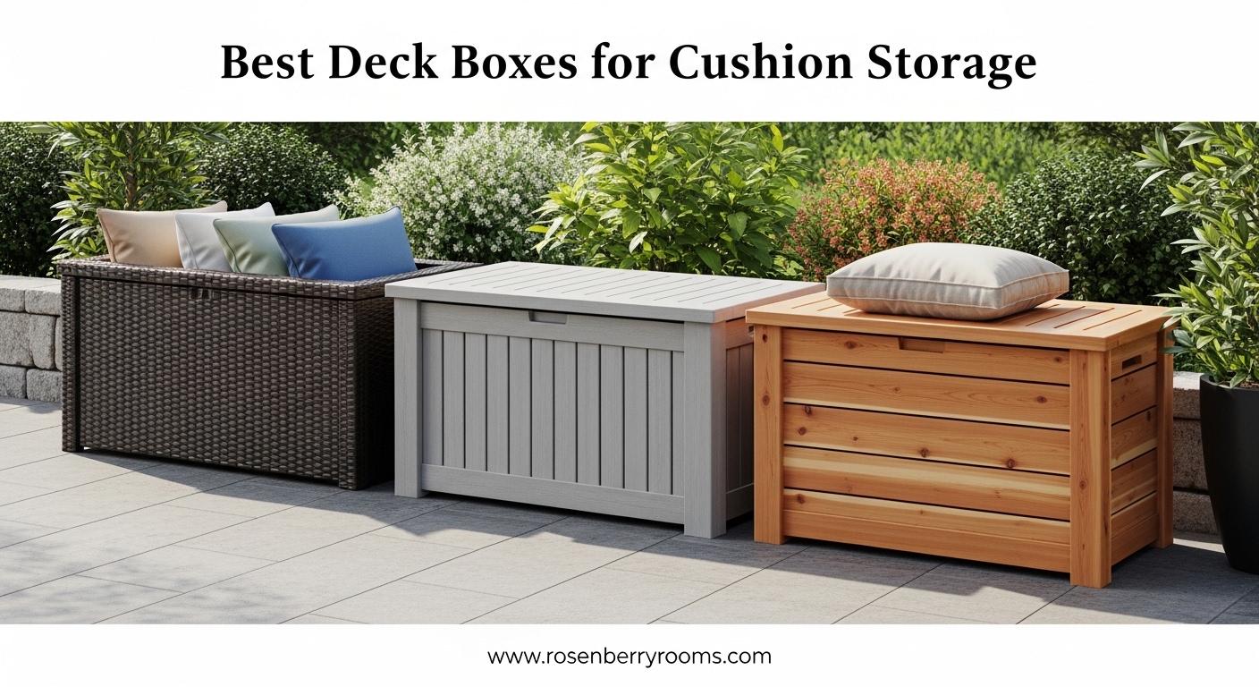 Best Deck Boxes for Cushion Storage