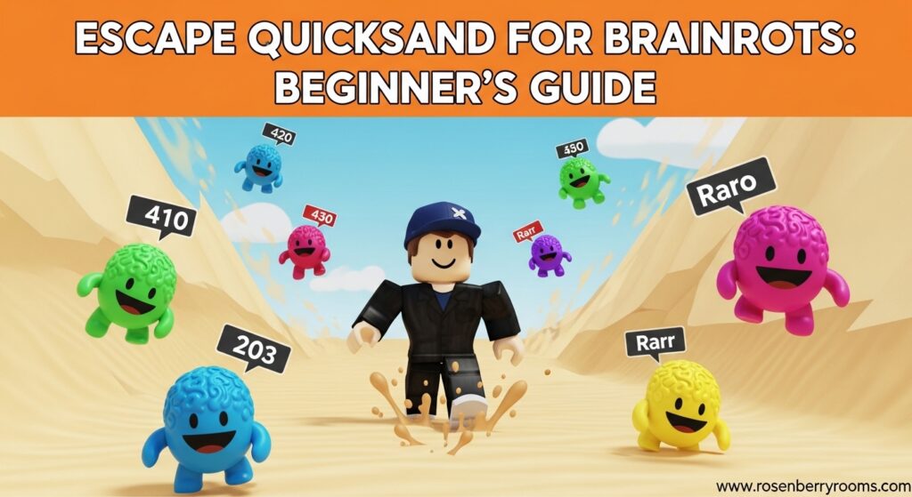 Escape Quicksand for Brainrots