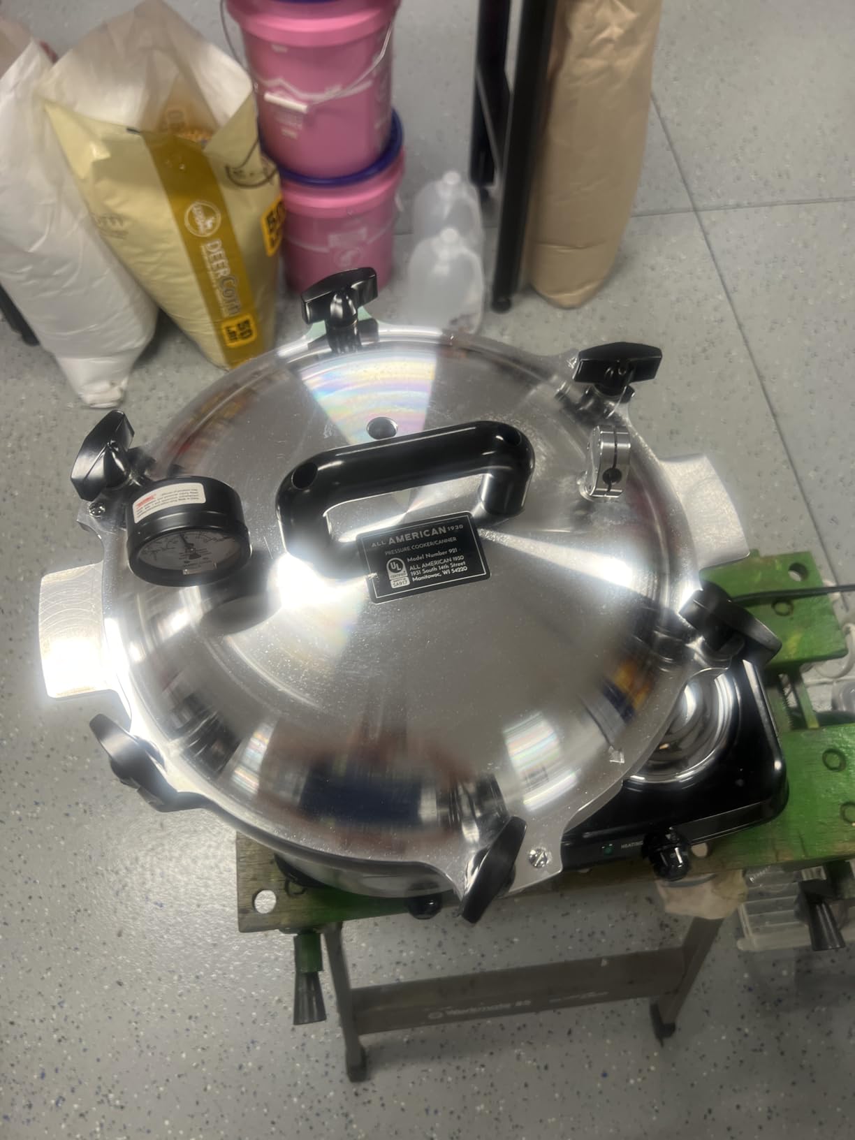 All American 1930: 15.5qt Pressure Cooker/Canner (The 915) - Exclusive Metal-to-Metal Sealing System - Made in the USA customer photo 1