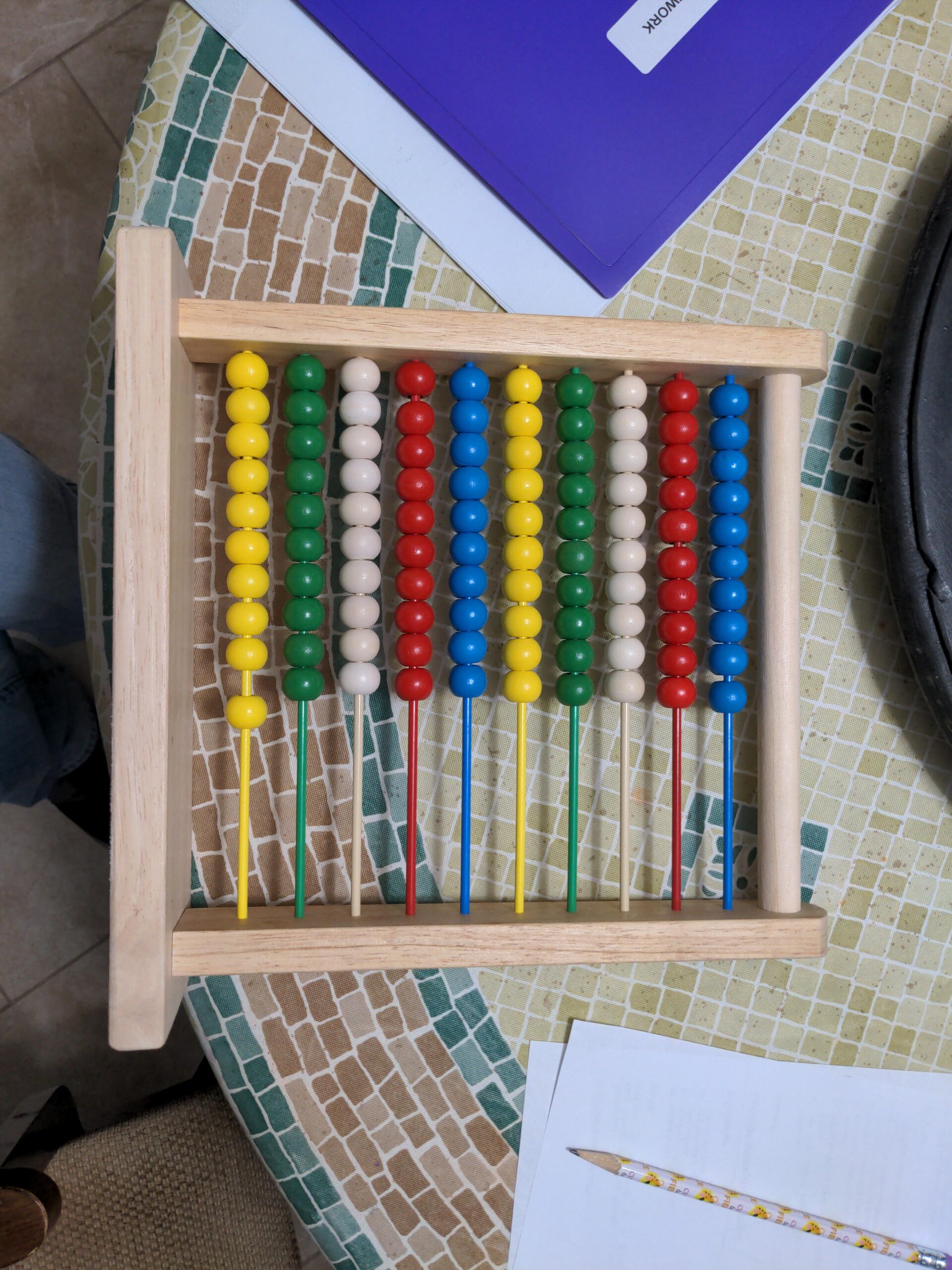 Melissa & Doug Abacus - Classic Wooden Educational Counting Toy With 100 Beads customer photo 2