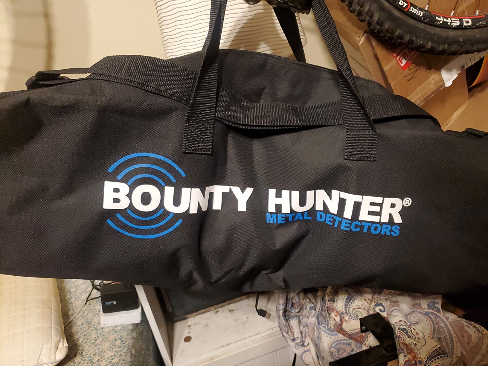 Bounty Hunter Metal Detector Bag - Weather-Resistant Nylon Carrying Case with Accessory Pocket and Handles customer photo 1
