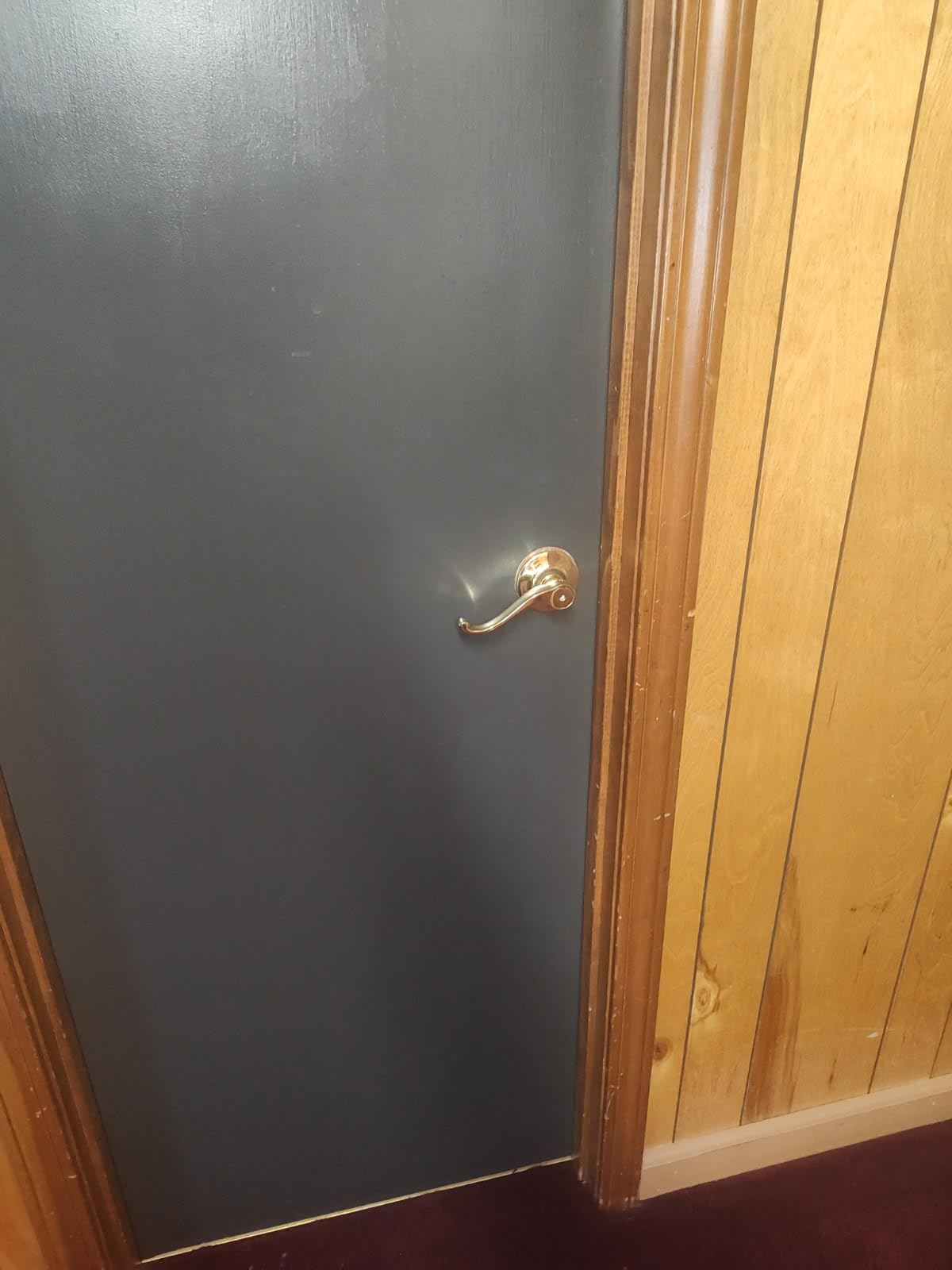 Design House Scroll Privacy Bedroom and Bathroom Door Lever, Polished Brass, 4.63 in x 1.88 in x 2.625 in, 783043 customer photo 1