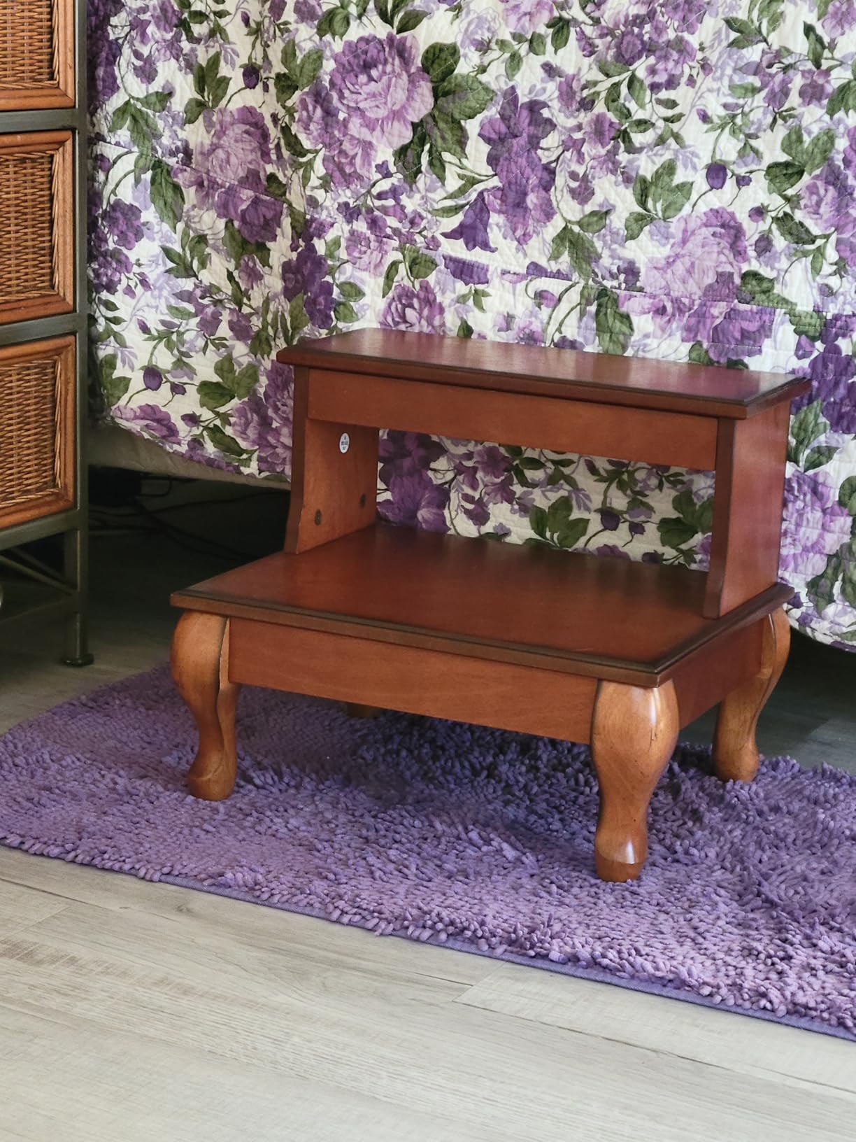 Powell Mimi Attic Cherry Wooden Bed Steps customer photo 1