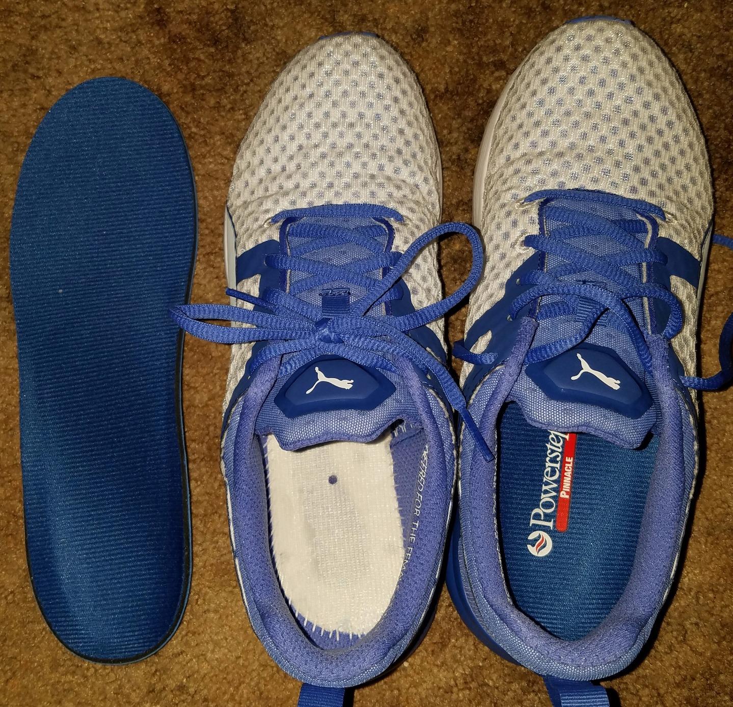 PowerStep Pinnacle Insoles - Orthotics for Plantar Fasciitis Relief - Made in USA Orthotic Insoles for Arch Support with Moderate Pronation - #1 Podiatrist Recommended (M 12-13) customer photo 1