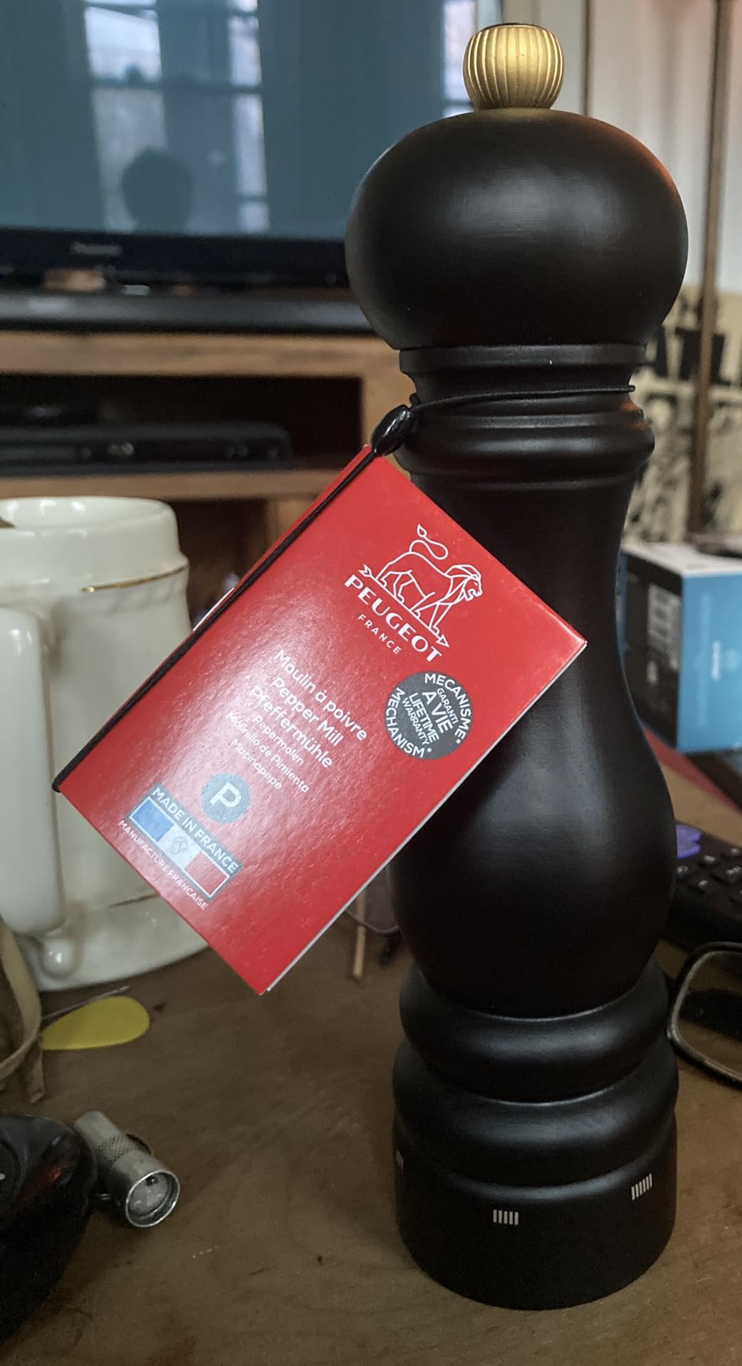 Peugeot Paris u'Select Manual Pepper Mill - Adjustable Grinder - PEFC Certified Beechwood customer photo 1
