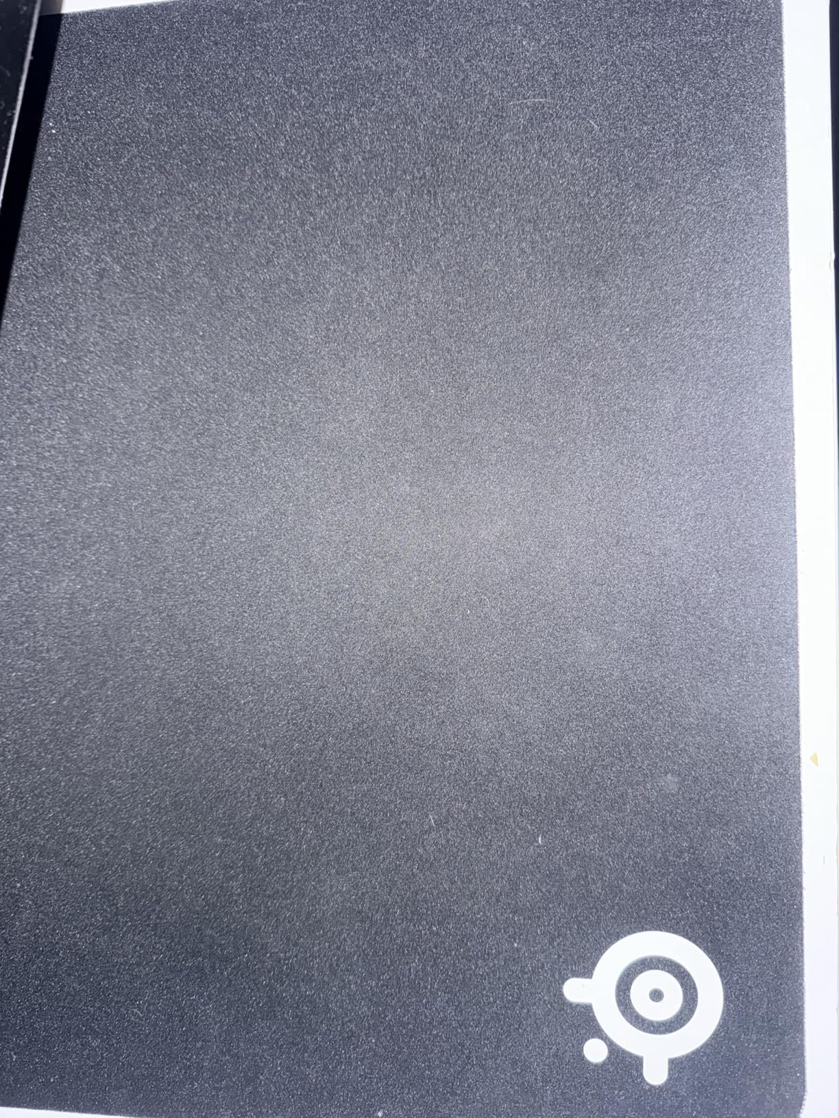 SteelSeries QcK Large Gaming Mousepad - Black - Non-Slip Silicone Rubber Base - Peak Tracking and Stability - Optimized for Gaming Sensors - 490 mm x 420 mm customer photo 1