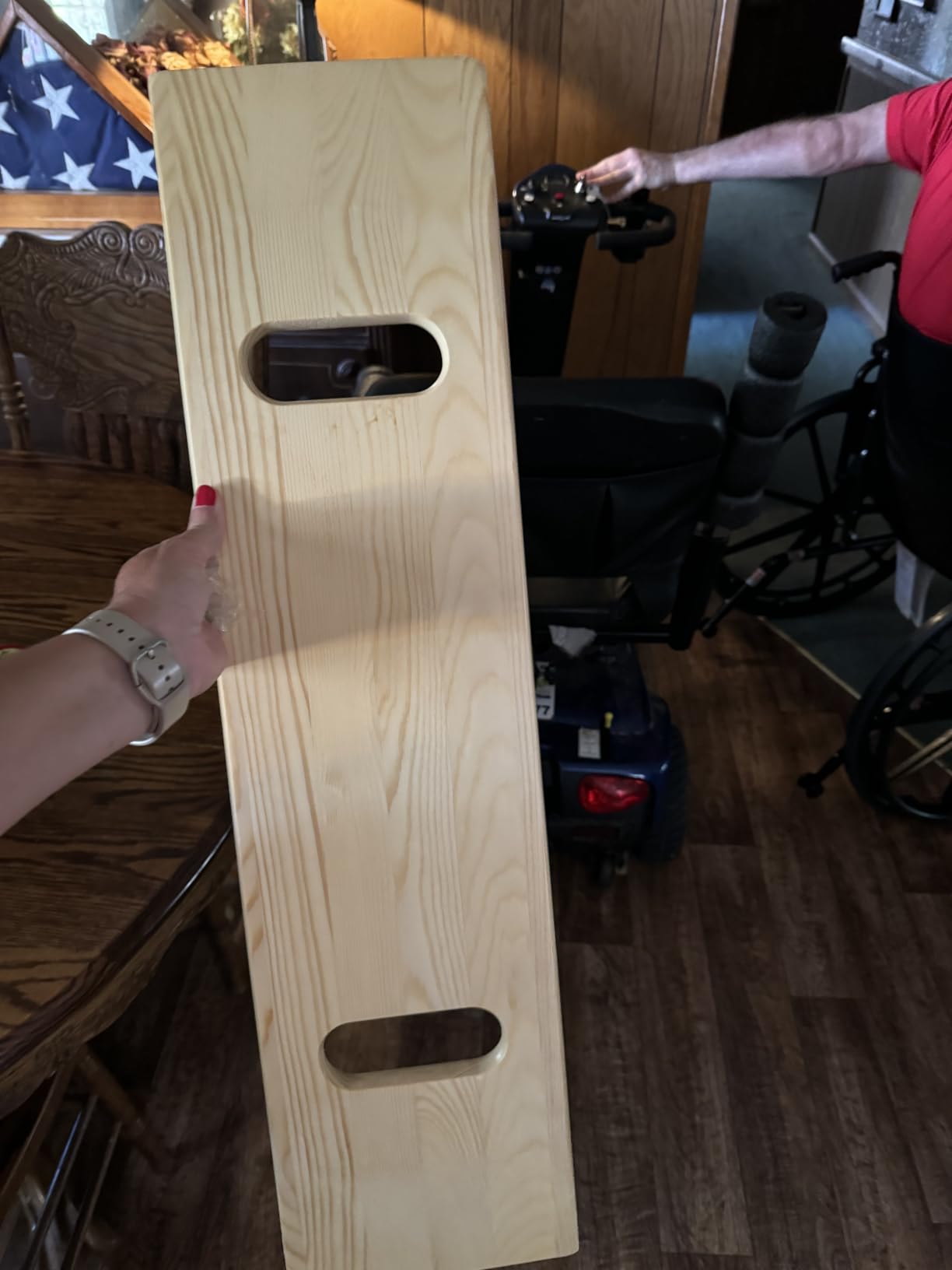 DMI Transfer Board and Slide Board, Heavy-Duty Wood, 440 lbs, 30 x 8 x 1, FSA Eligible customer photo 1