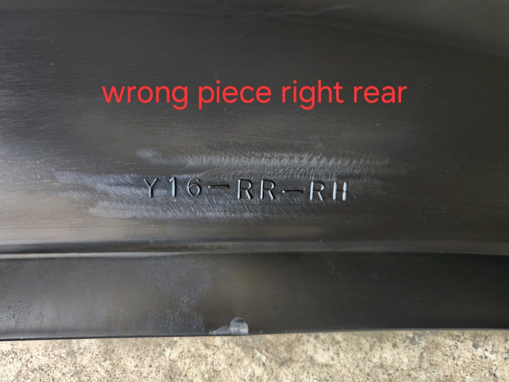 Omix-Ada | 11603.11 | Fender Flare Kit, 6 Piece, Factory Style | OE Reference: 55254918K6 | Fits 1997-2006 Jeep Wrangler TJ customer photo 1
