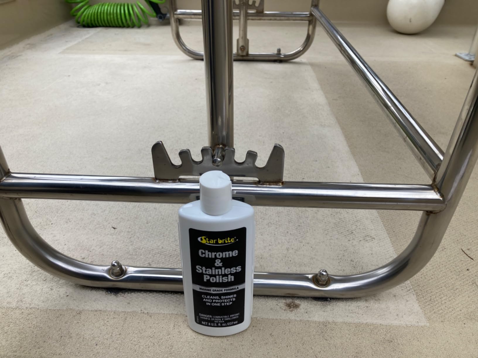 STAR BRITE Chrome & Stainless Polish - Marine Grade Formula Protects Against Pitting, Salt Deposits, Staining & Rust on Chrome, Stainless Steel, Copper, Tin & Brass (082708) customer photo 1