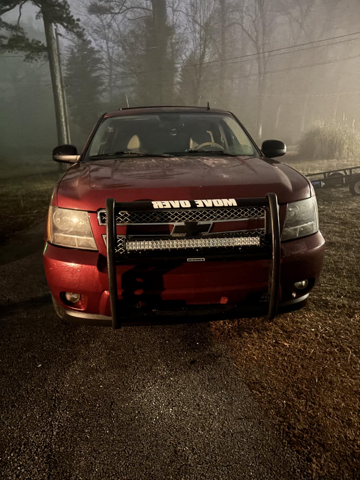 Go Rhino 3000 Series Center Grill Guard Mild Steel Black Fits 2007-2013 Chevrolet Avalanche 2007-2014 Suburban 1500 Tahoe customer photo 1
