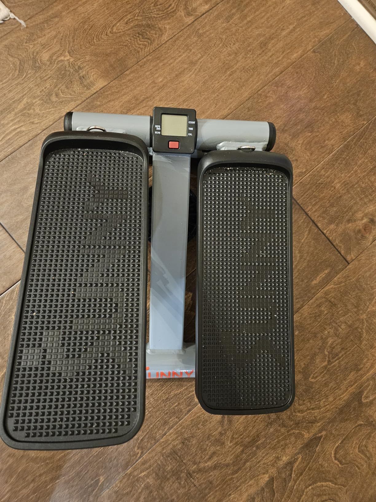 Sunny Health & Fitness Mini Steppers for Exercise at Home, Stair Step Workout Machine with Optional Resistance Bands, Full Body Cardio Equipment, Optional Free SunnyFit App Connection Smart Stepper customer photo 2