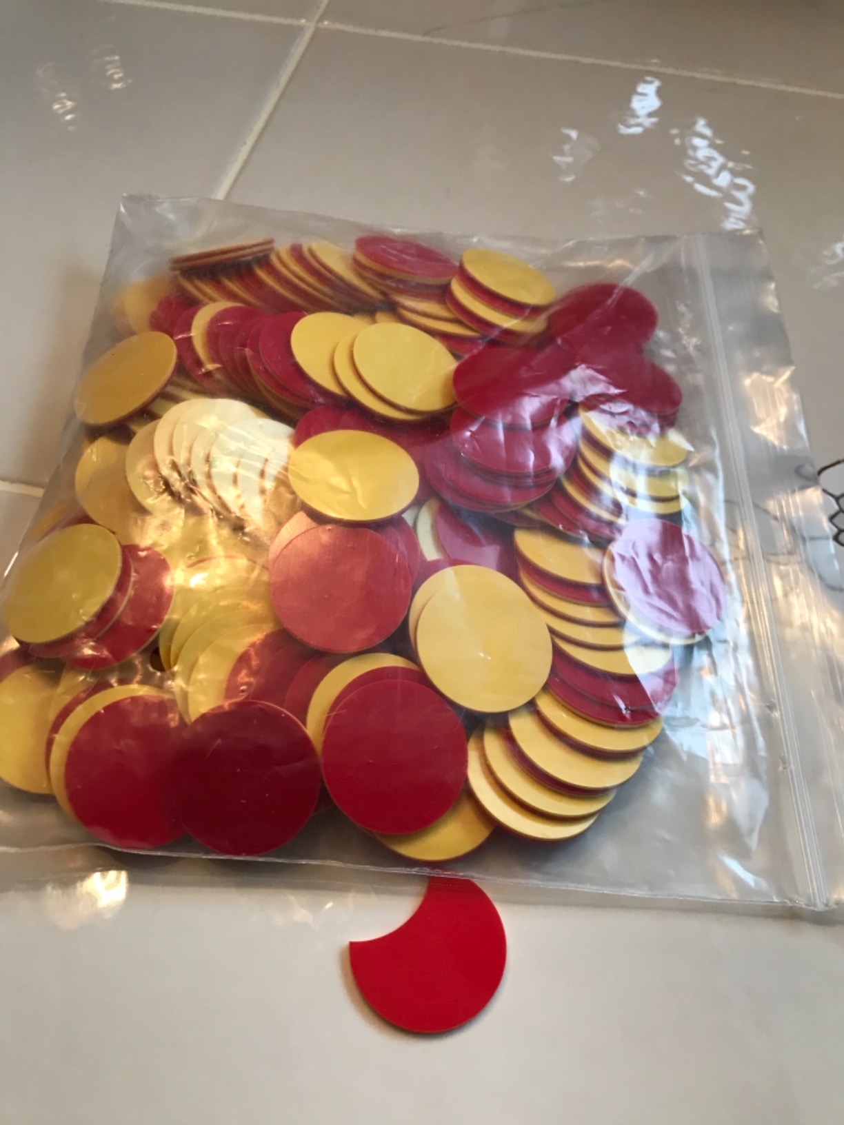 Learning Resources Two-Color Counters, Red/Yellow, Educational Counting, Sorting, and Patterning, Family Counters, Set of 200, Grades K+, Ages 5+ customer photo 2