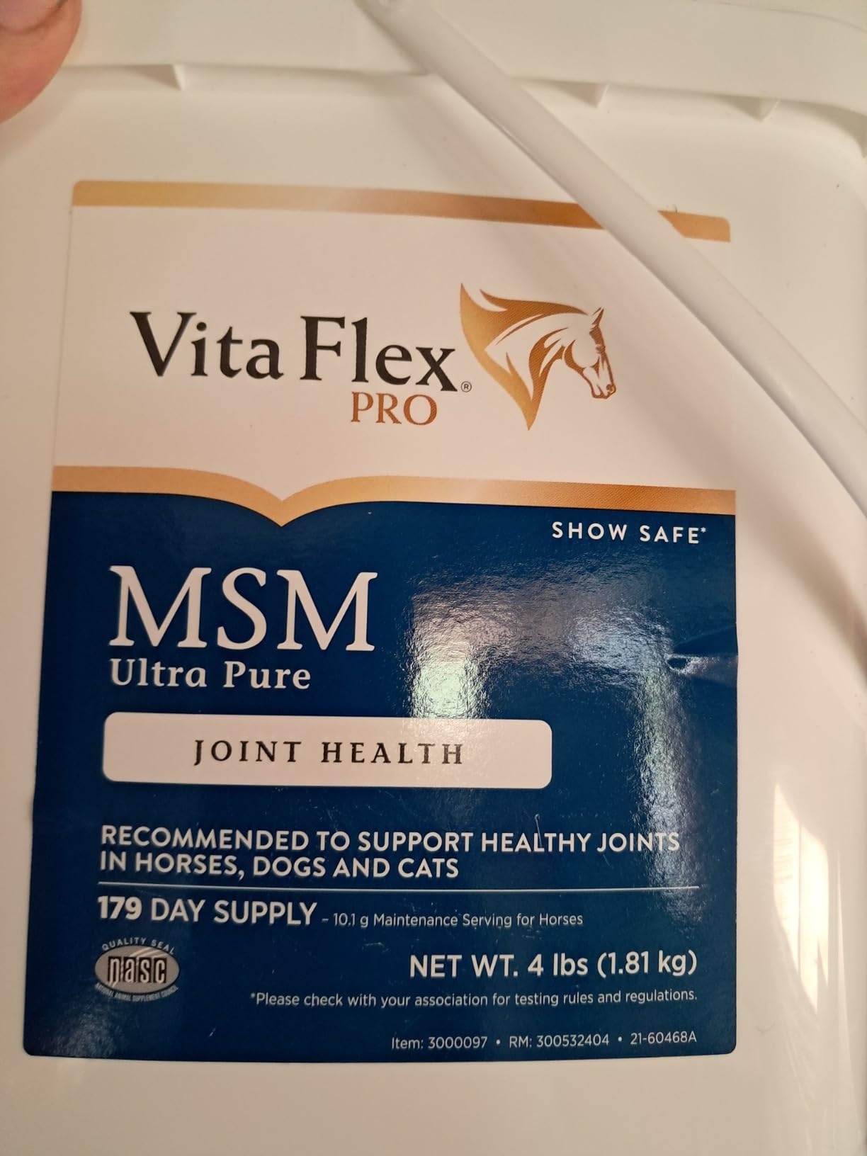 Vita Flex Pro Horse MSM Quality Joint Supplement, 4 Pounds customer photo 1