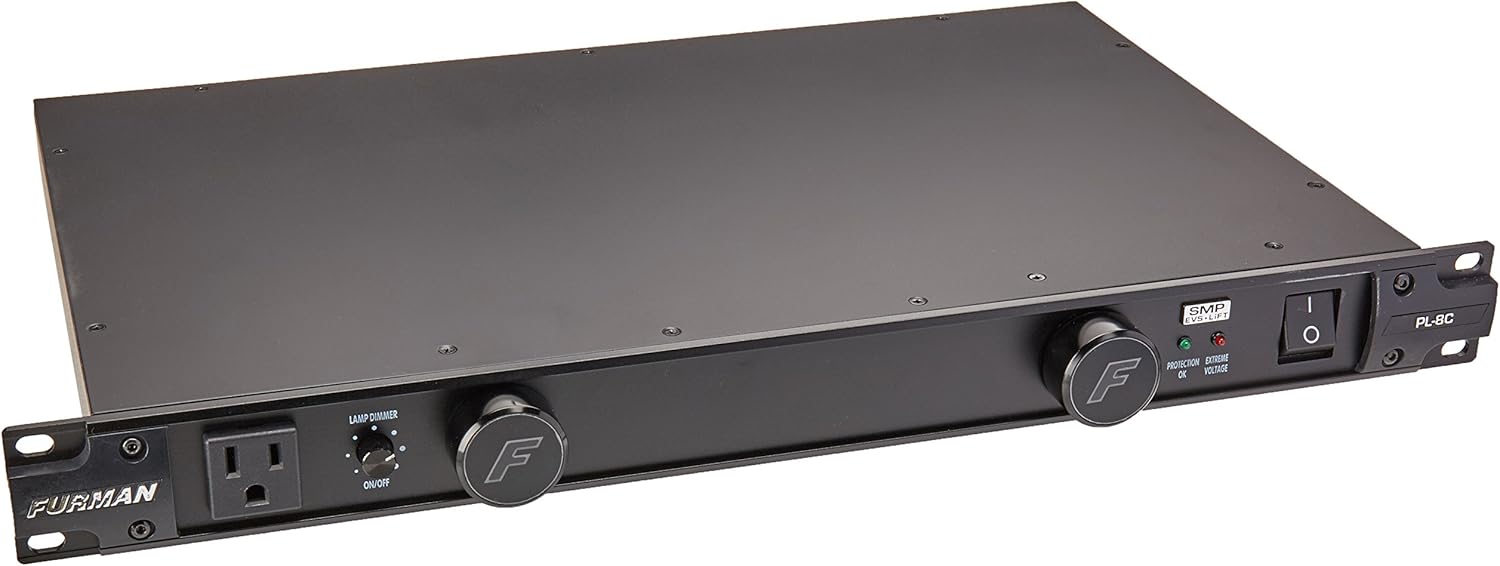 Furman PL-8C 15 Amp, Advanced Level Power Conditioning, SMP, EVS, LiFT, 9 Outlets, Pullout LED Lights, Isolated Outlet Banks customer photo 1
