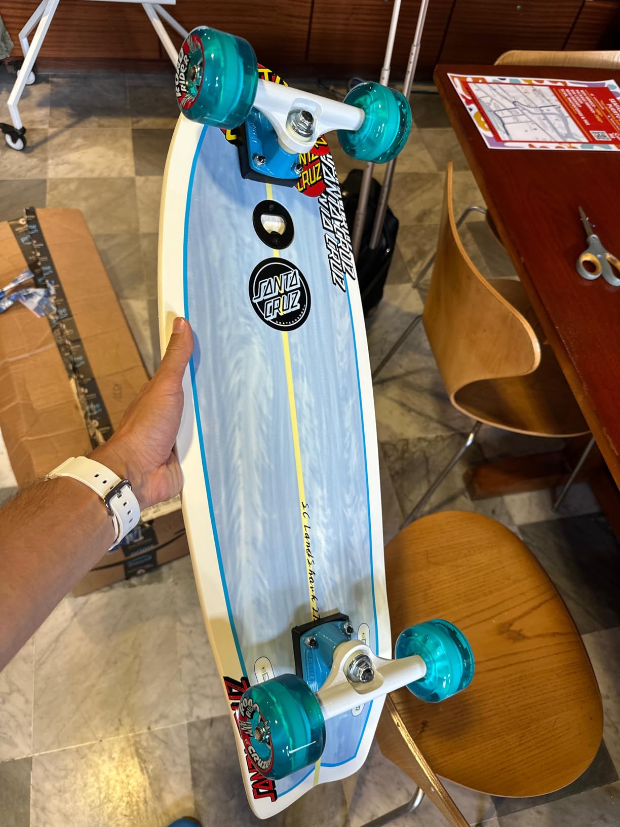 Santa Cruz Youth Land Shark Cruzer, Rasta customer photo 1