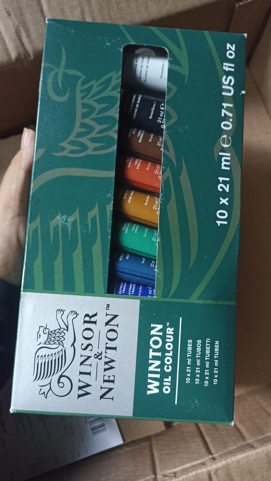 Winsor & Newton Winton Oil Color Paint, Starter Set, 10 x 37ml Tubes, 1.25 Fl Oz (Pack of 10) customer photo 1