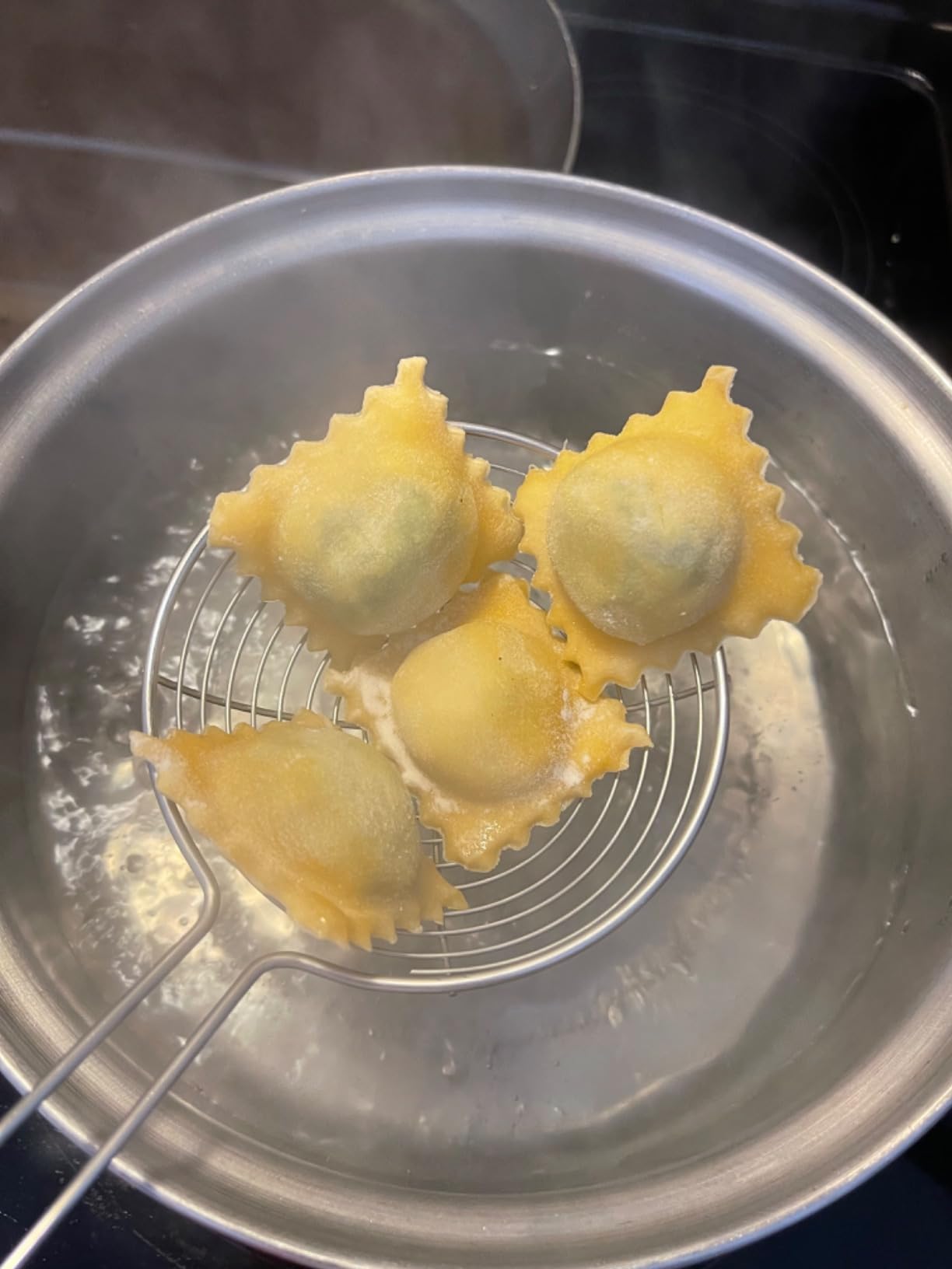 Ravioli Maker by Cucina Pro - Includes Tray and Press Tool - Makes 12 Italian, Authentic Raviolis at a Time, XL 1 3/4 Inch Squares, Easy to Use Pasta Maker Kit, Sturdy Construction & Great Gift customer photo 2