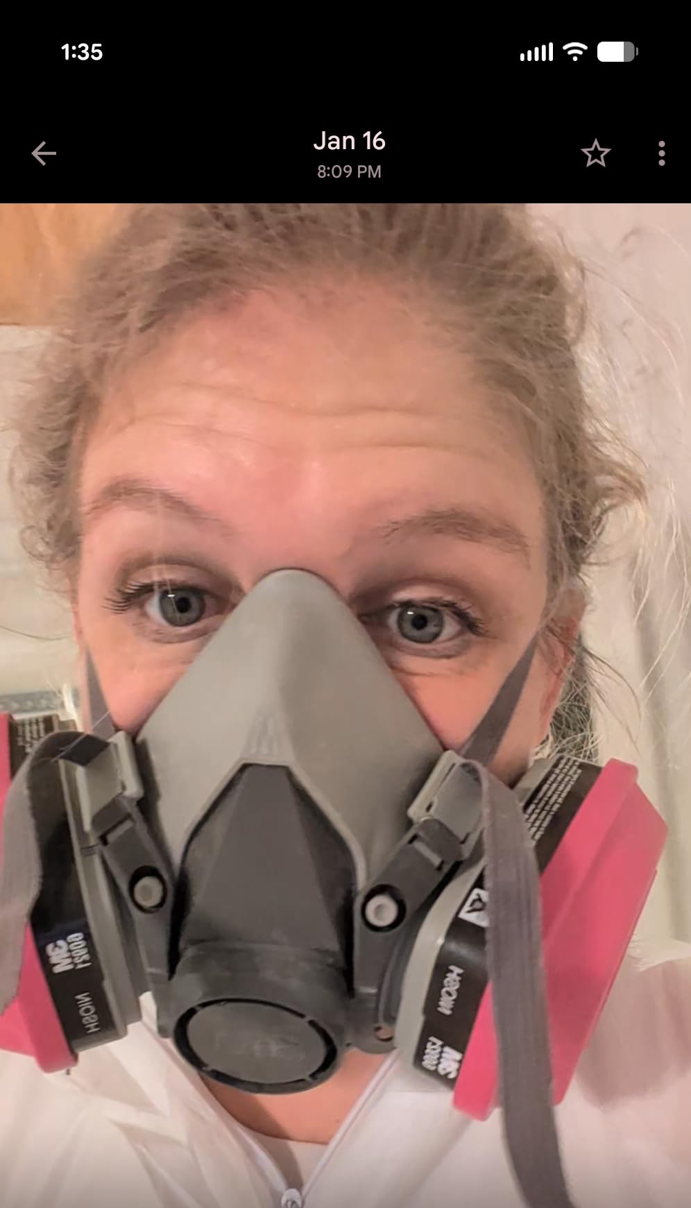 3M P100/OV Odor/Particulate Reusable Respirator Medium Size, NIOSH-APPROVED, P100 Rated Filters, Flexible, (65021H1-DC) customer photo 2