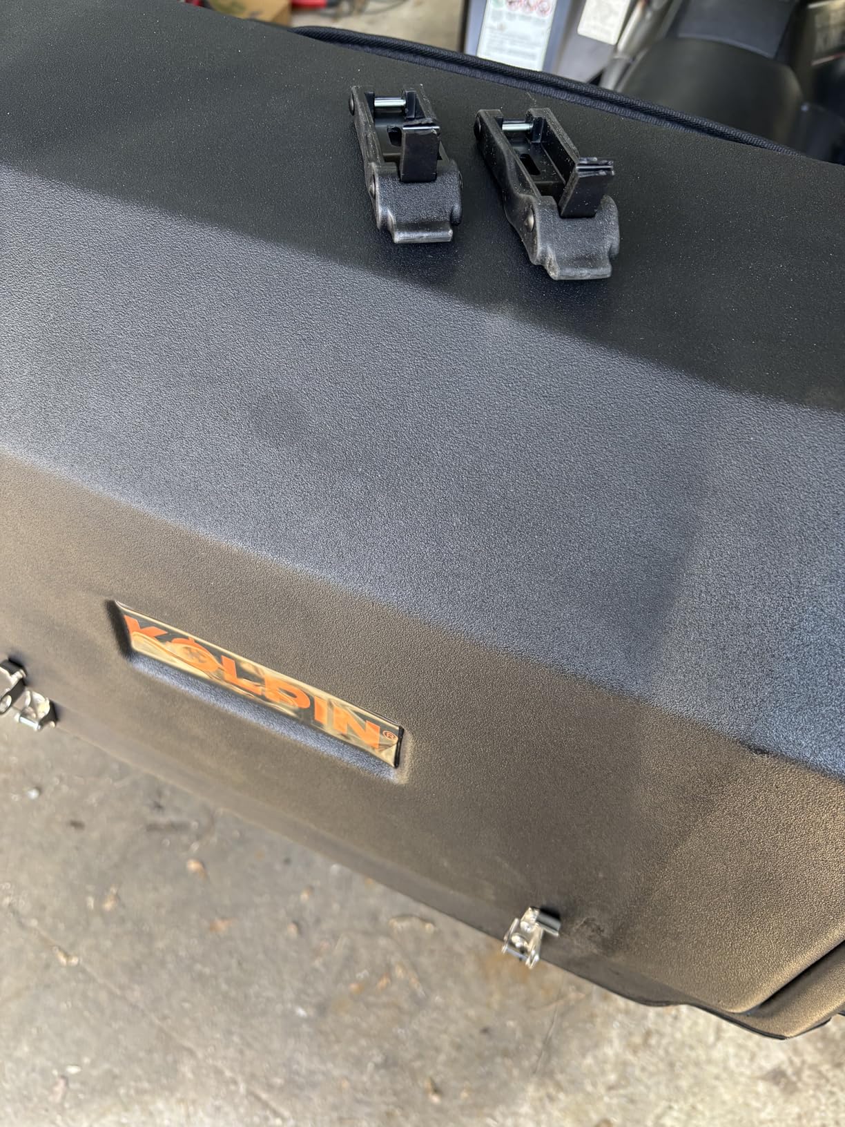 Kolpin ATV Rear Helmet Box - 4438 Black Small customer photo 1