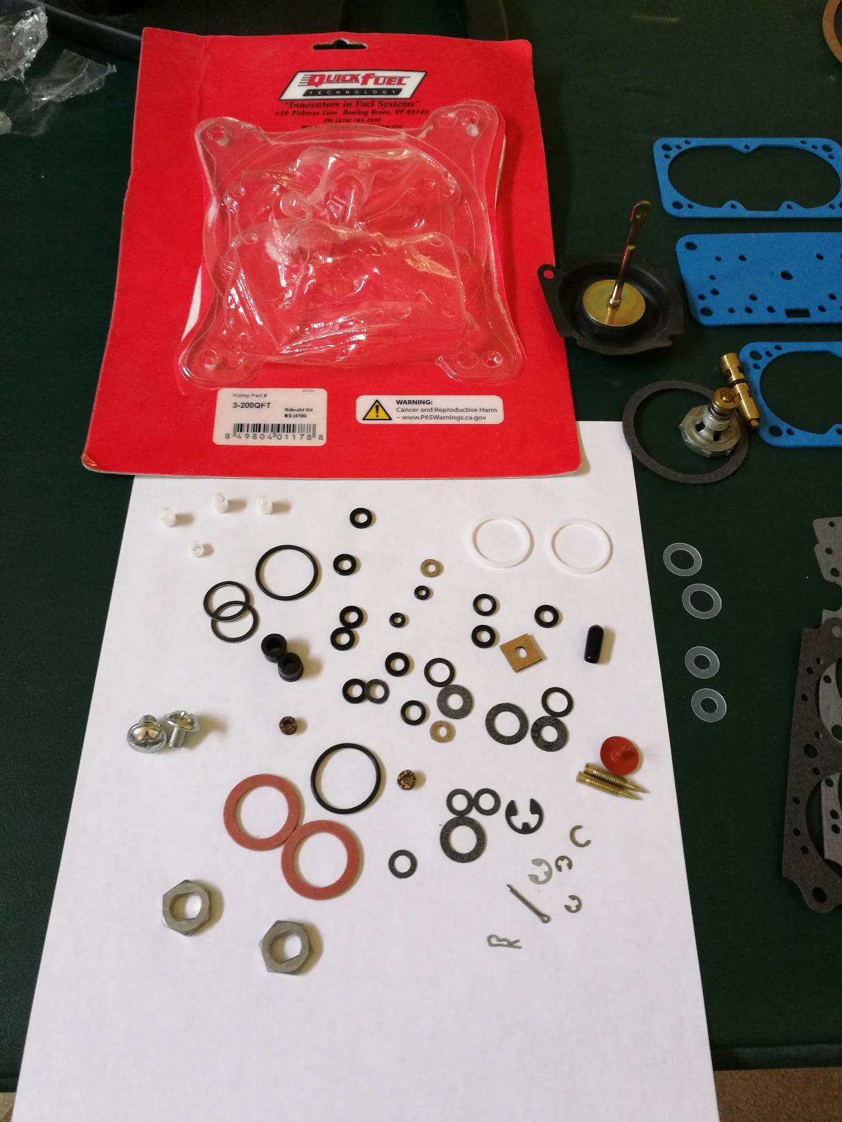 Quick Fuel Non-Stick Rebuild Kit (4160 V.S.) customer photo 1