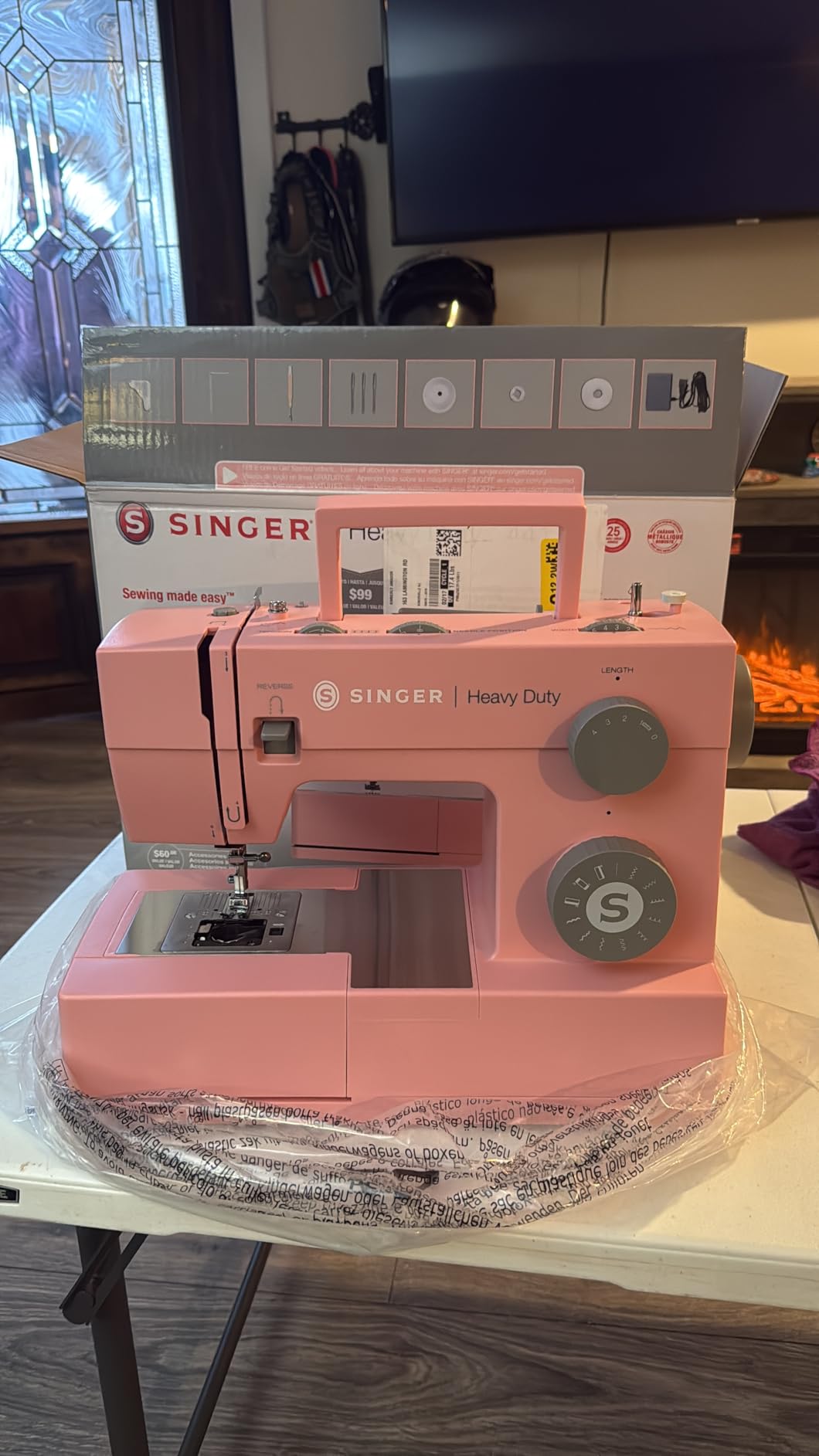 SINGER Heavy Duty 4411 High Speed Sewing Machine | 11 Built-In Stitches | 50% More Power customer photo 1