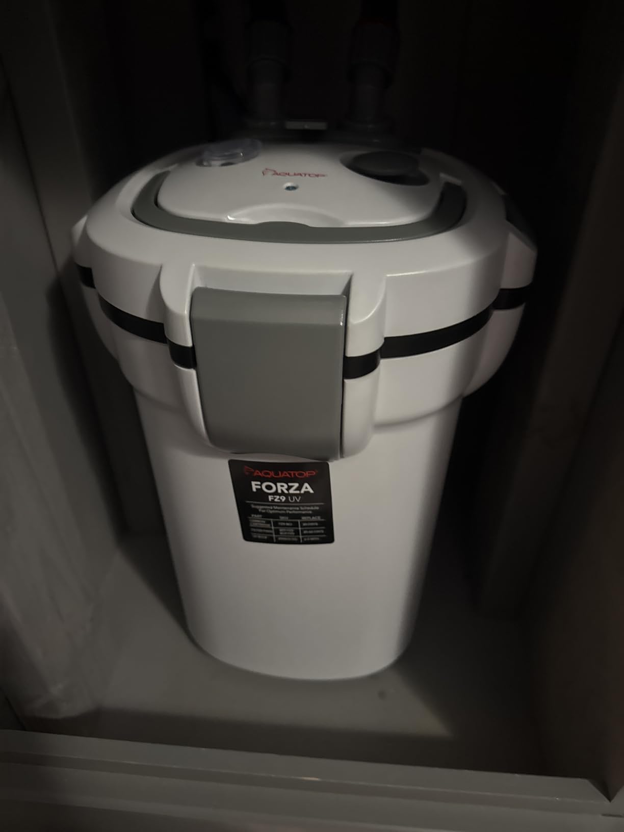 Aquatop 4-Stage Canister Filter with Vortex Prime, 9W UV, 370GPH Flow Rate, 35W Power, Up to 125 Gal customer photo 2