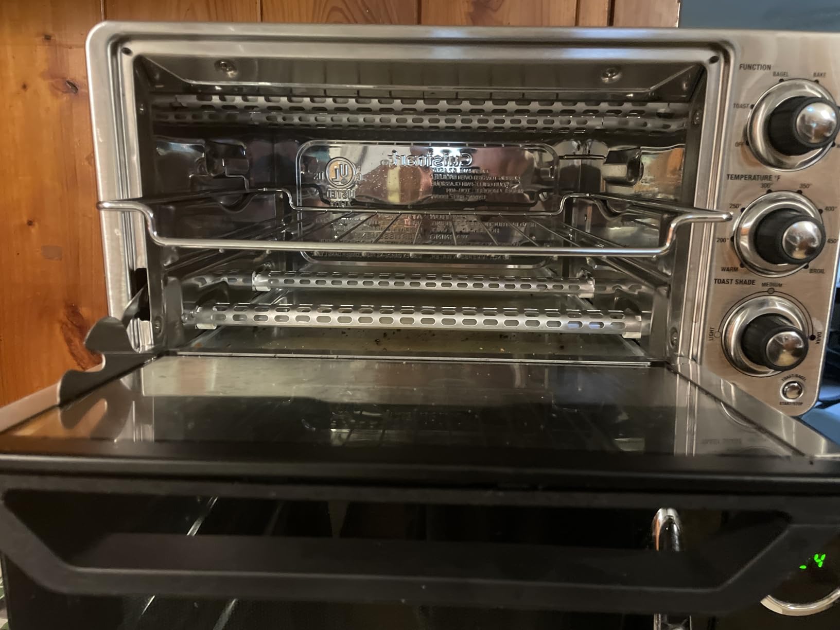 Custom Classic Toaster Oven Broiler, 1800 Watt Countertop Toaster Oven to Bake, Broil, and Toast, Non-Stick Interior, Consistent Toast Control, Brushed Stainless Steel/Black, TOB-40N customer photo 1