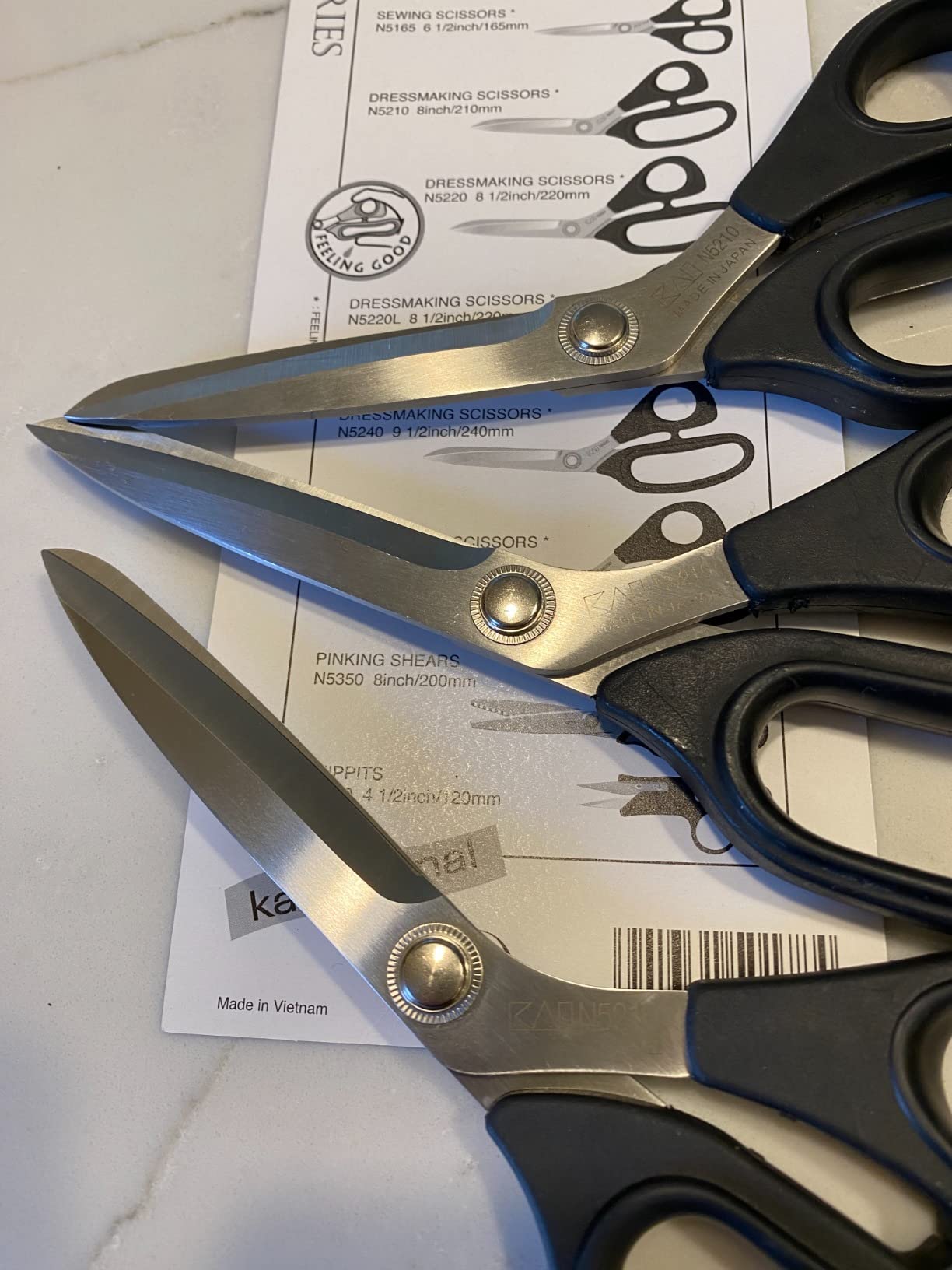 KAI 5210 8-inch Dressmaking Shears customer photo 2