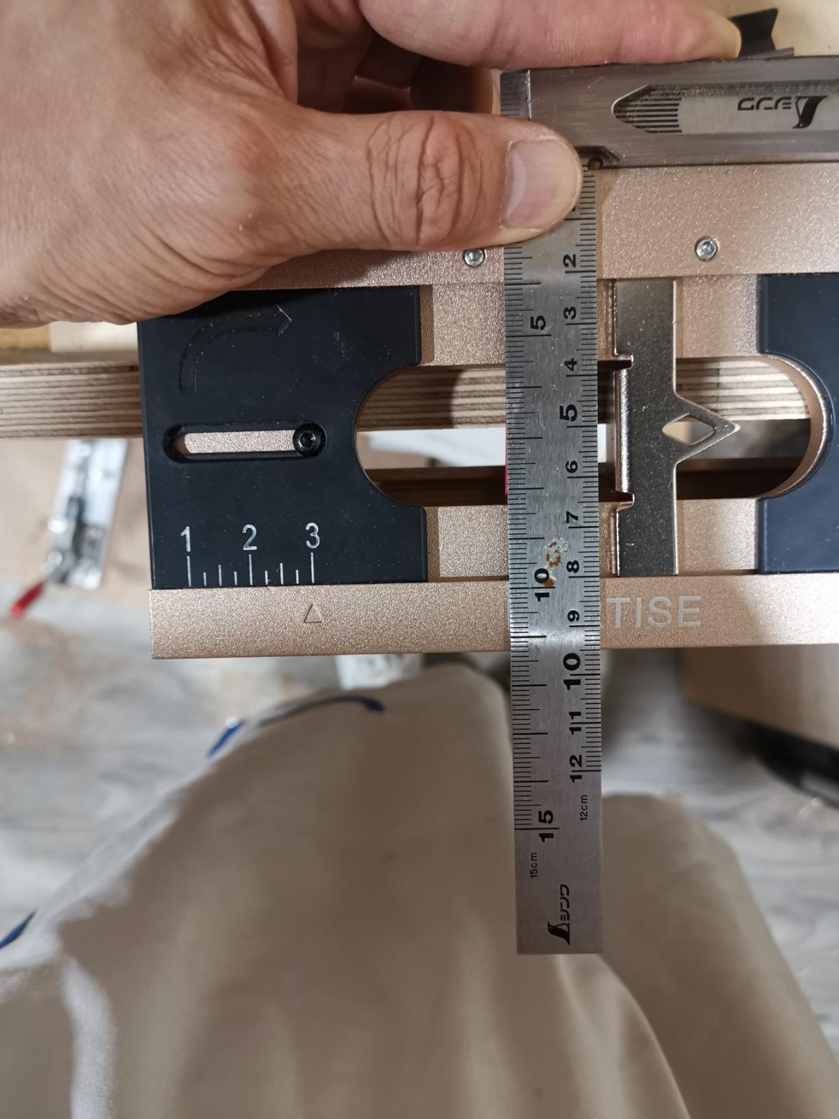 General Tools Mortise and Tenon Jig - Drill Template Set with Hollow Chisel Bit Attachment customer photo 3