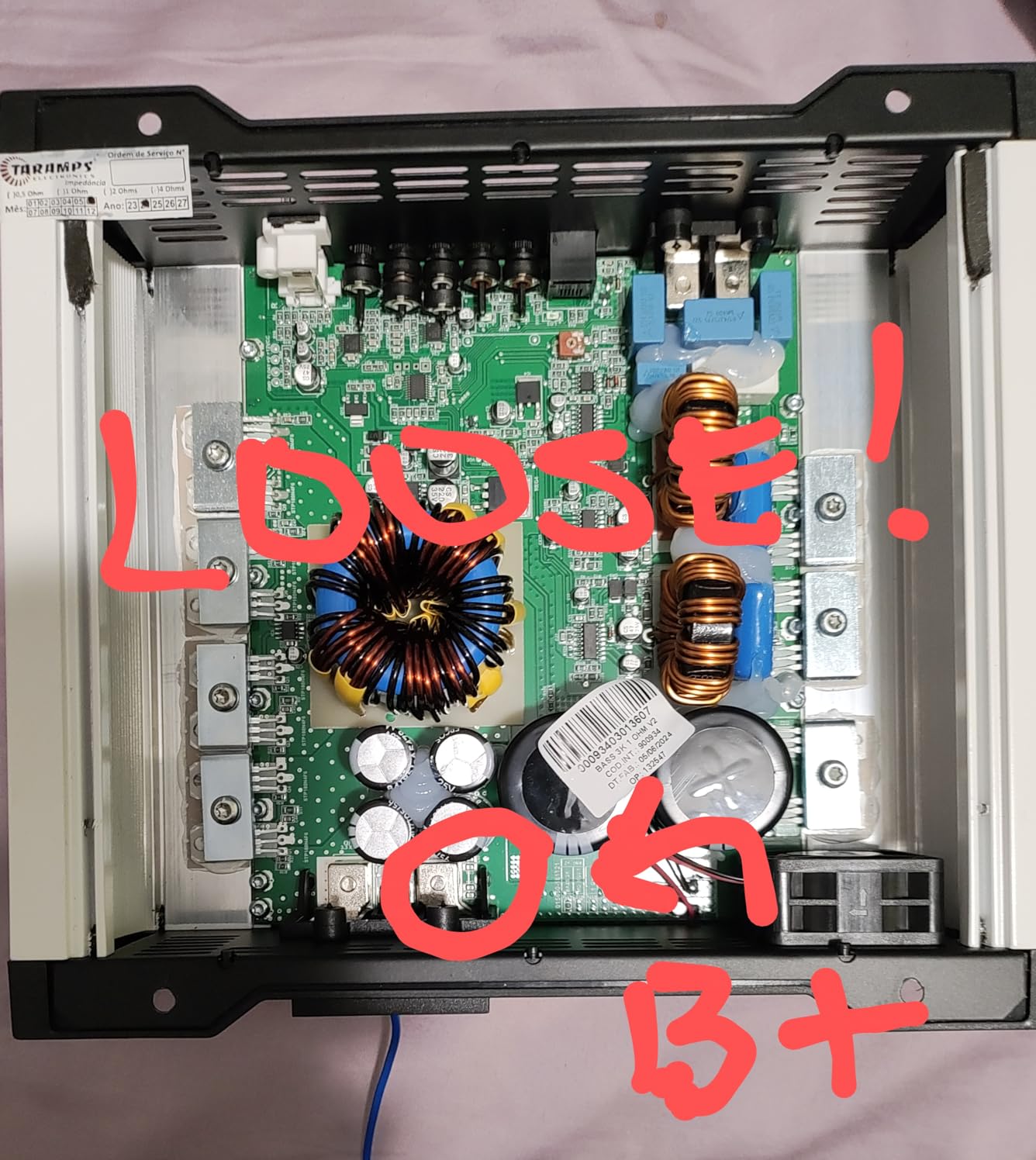 Taramps BASS 3k 1 Ohm 1 Channel Mosfet Amplifier 3000 Watts RMS, Monoblock, Subsonic Filter, Low Pass Crossover, Bass Boost, RCA, Class D, Car Audio System, Great for Subwoofers, Max Power customer photo 2