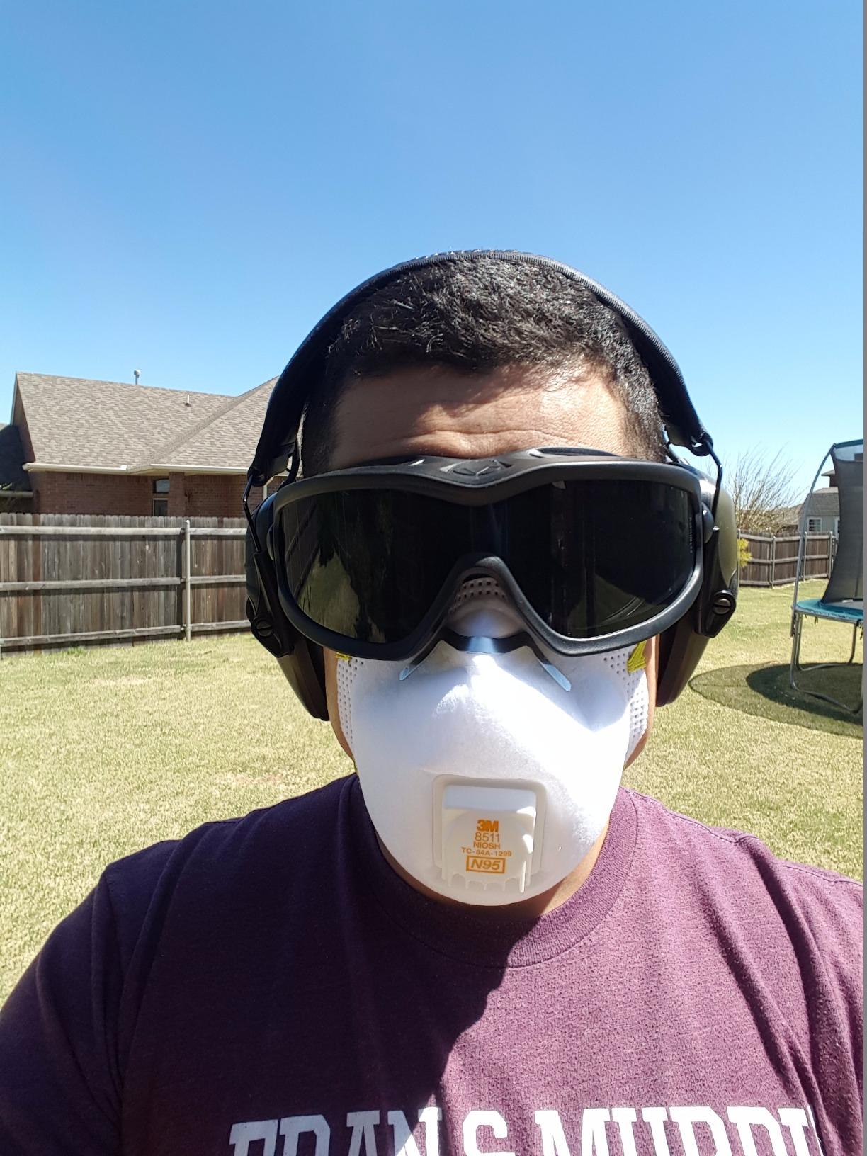 Pyramex V2G Plus Safety Glasses, Gray Anti-Fog Dual Lens customer photo 1