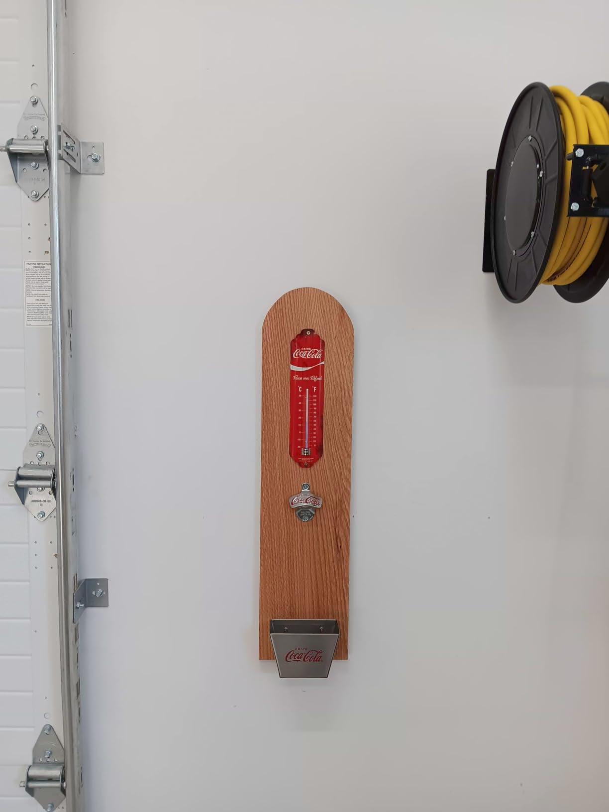 Tablecraft 1 X Coca Cola Wall Mount Bottle Opener and Coca Cola (Coke) Bottle Cap Catcher Set customer photo 2
