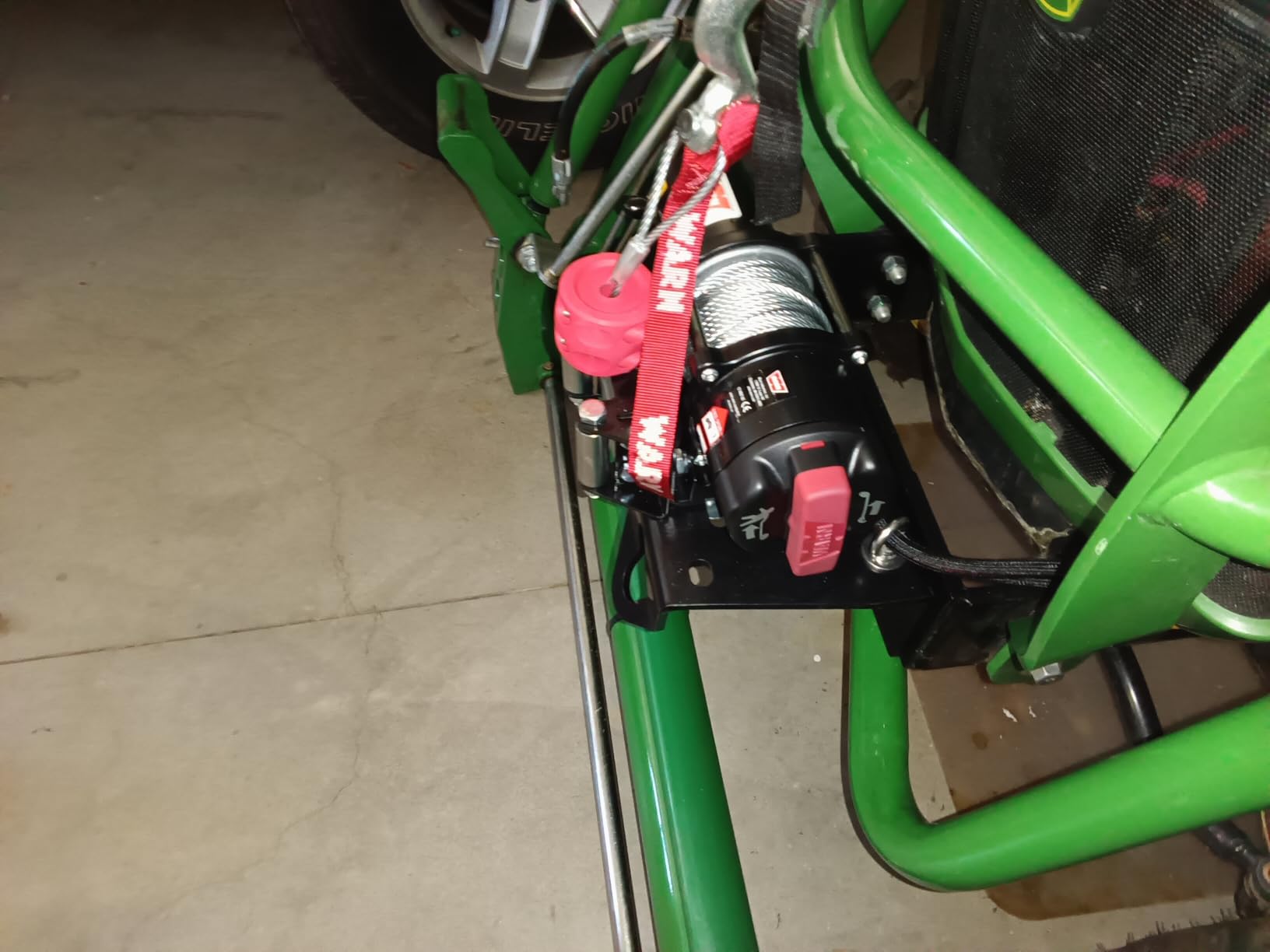 WARN ProVantage 3500 12V Electric Winch for ATV UTV Side-by-Side - 3500 lb Pulling Capacity, 50 Ft Steel Wire Cable, Roller Fairlead, Fully Weather-Sealed, Planetary Gear, Remote (108216) customer photo 2