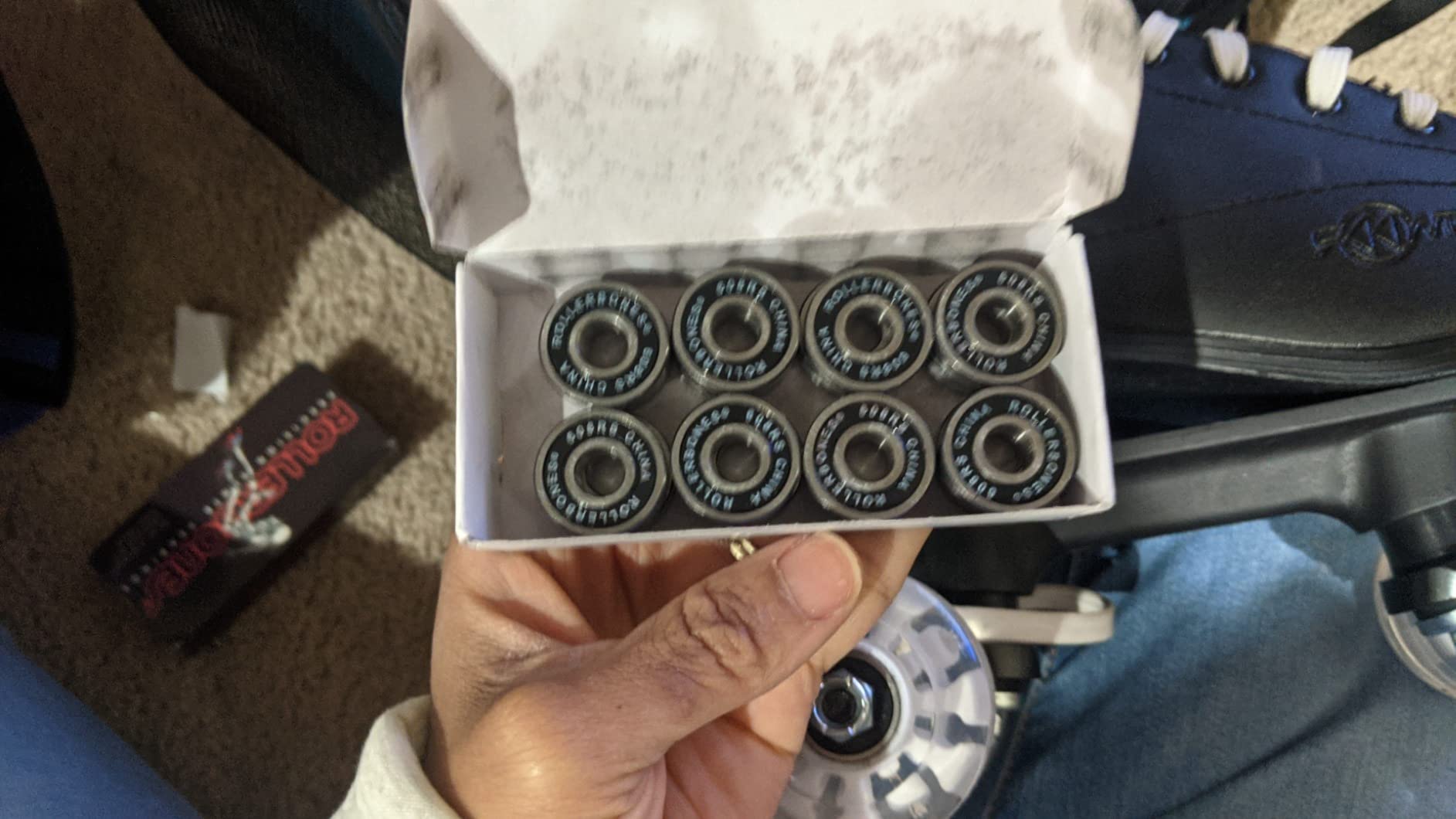 Rollerbones Bearings 8mm 16 Pack customer photo 2