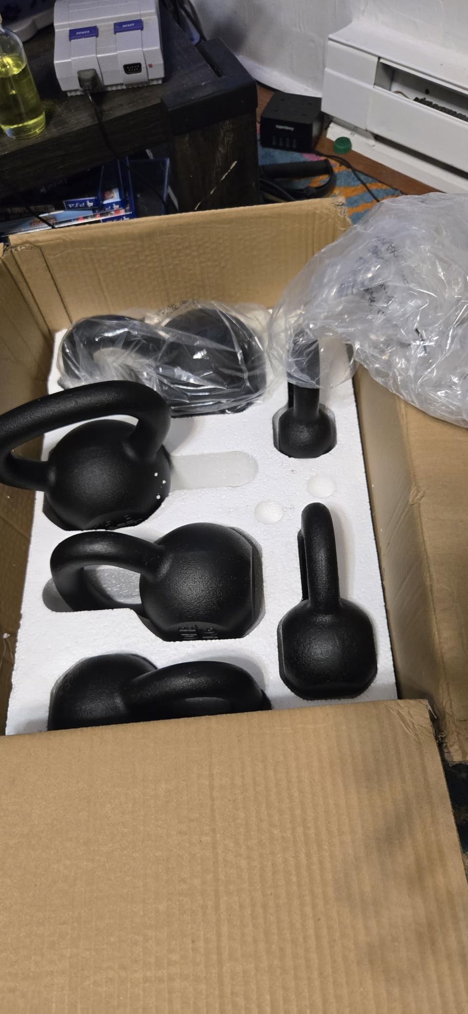 Yes4All Kettlebell Sets, 5 - 10 - 15 - 20 - 25 - 30 LB Cast Iron Strength Training Kettlebells customer photo 1