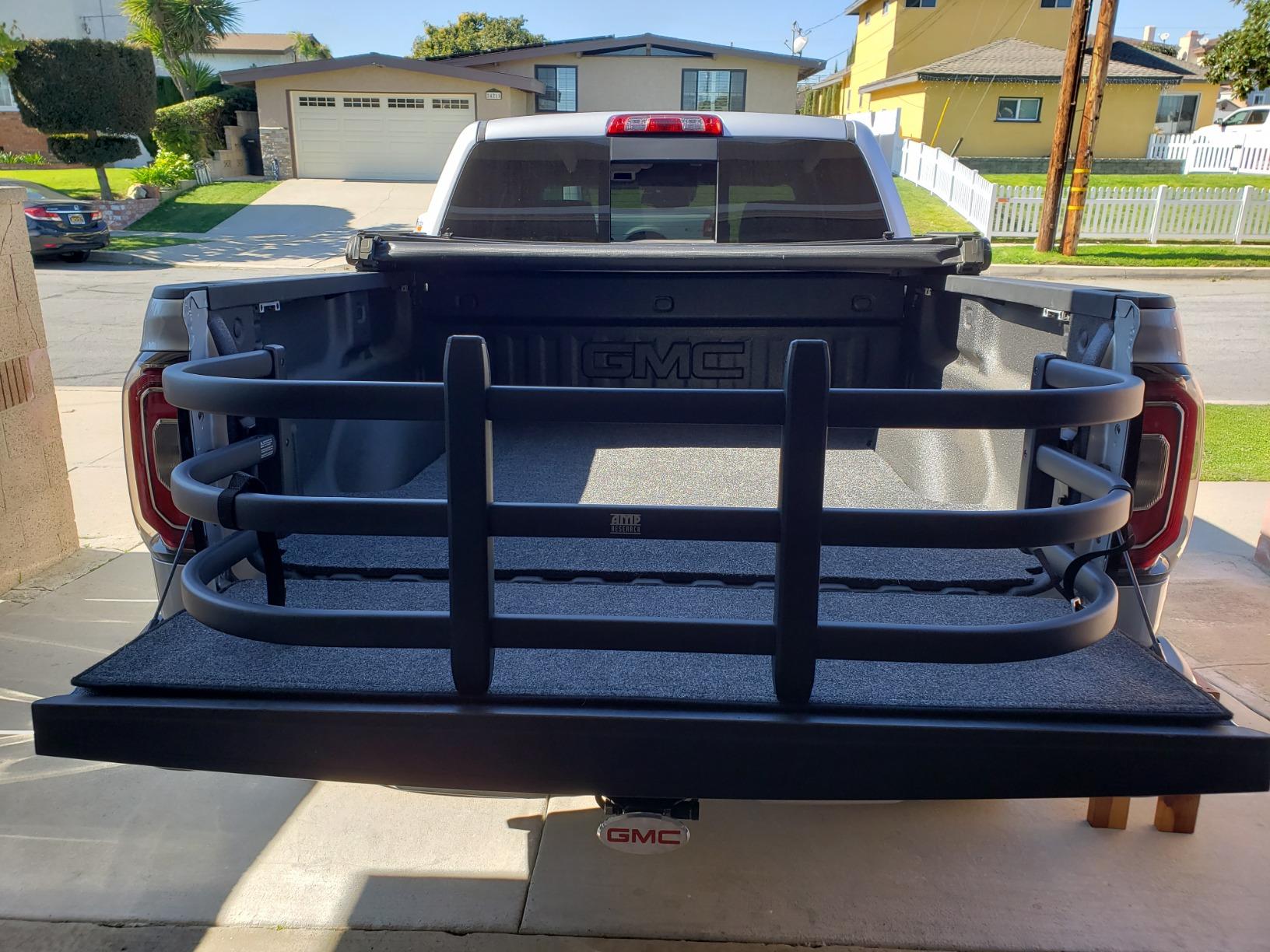 AMP Research RealTruck BedXTender HD Max | 74815-01A | Fits 2007 - 2018 Chevrolet Silverado 1500 & GMC Sierra 1500; 2007 - 2019 Silverado/Sierra 2500 HD/3500 HD customer photo 2