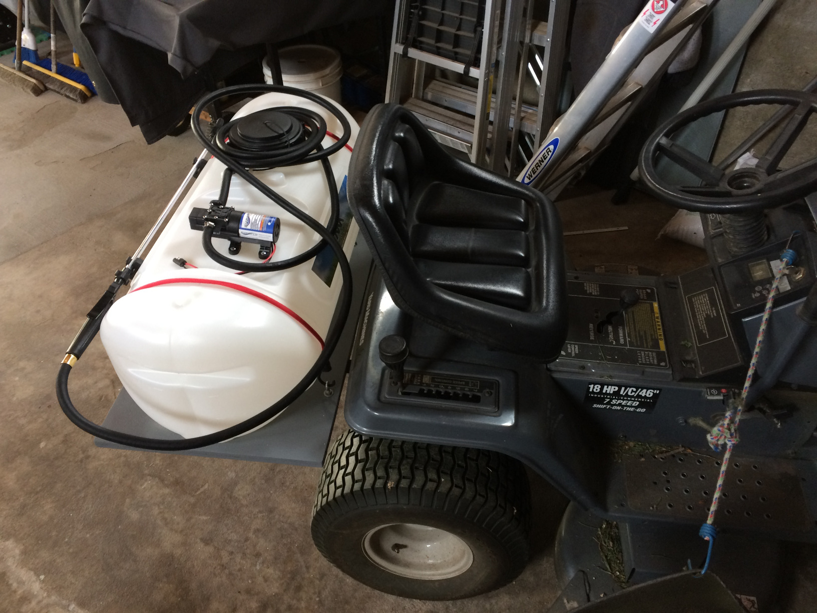 15-Gallon UTV & ATV Spot Sprayer - 1.0GPM, 40PSI Max customer photo 2