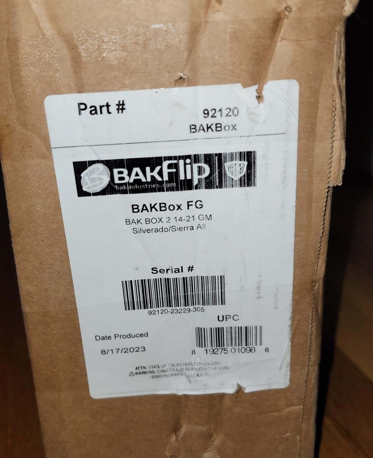 BAK BAKBox 2 Fold-Away Utility Box | 92120 | Fits 2014-2024 Chevy/GMC Silverado/Sierra (w/o CarbonPro Bed) 1500, 2015-21 2500/3500HD (All Beds) customer photo 2