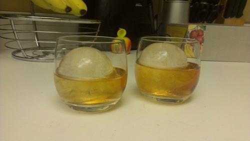 Tovolo Large Square Ice Cube Mold Colossal 2 Inch Cubes Pack of 2, Huge Ice Cube Mold Block for Whiskey Cocktails Bourbon, Silicone BPA Free Dishwasher Safe Giant XL Ice Cube Molds customer photo 2