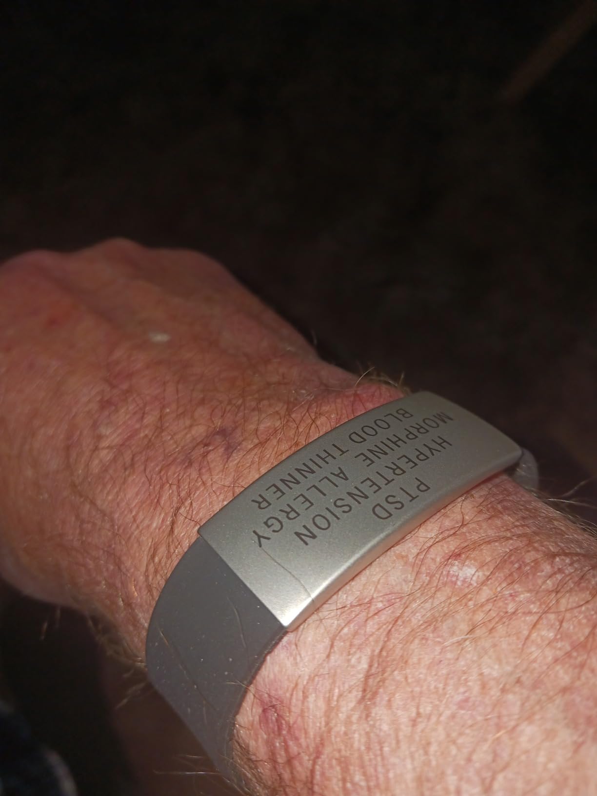 Sport Medical Alert Bracelet for Men & Women - Customizable Medical ID Bracelet customer photo 1