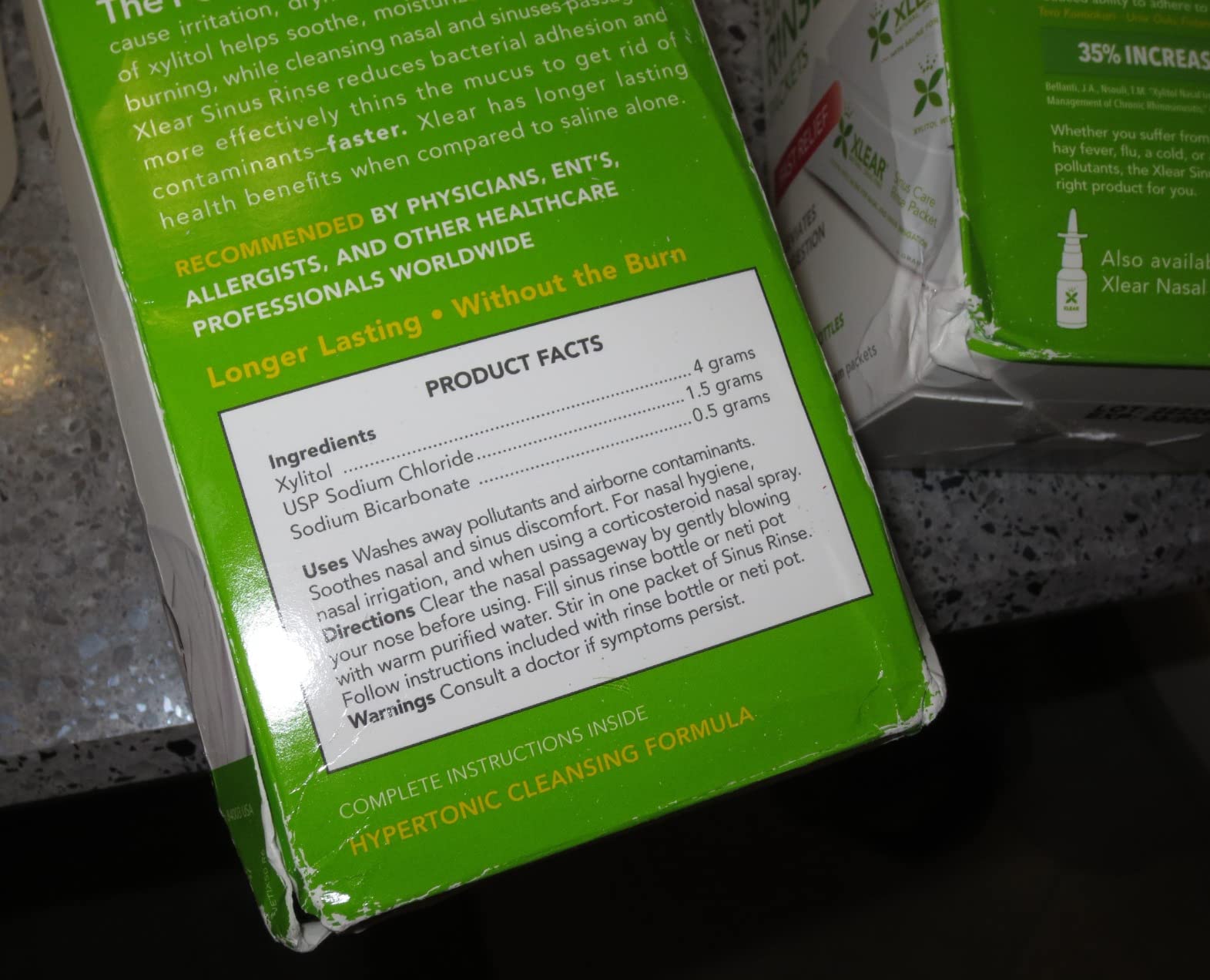 Xlear Natural Xylitol Nasal Irrigation System with 6 Saline Packets and 1 Sinus Rinse Bottle customer photo 2